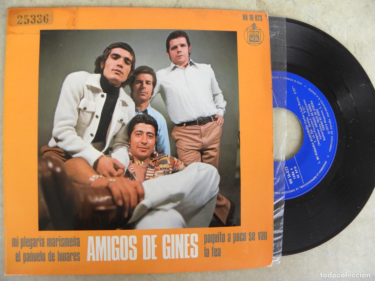 Discos de vinilo: AMIGOS DE GINES -POQUITO A POCO SE VAN -EP 1973 -BUEN ESTADO