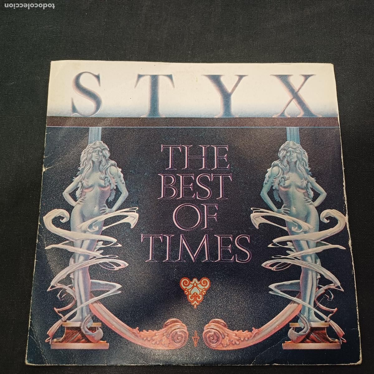 Discos de vinilo: STYX/THE BEST OF TIMES/SINGLE PROMOCIONAL.