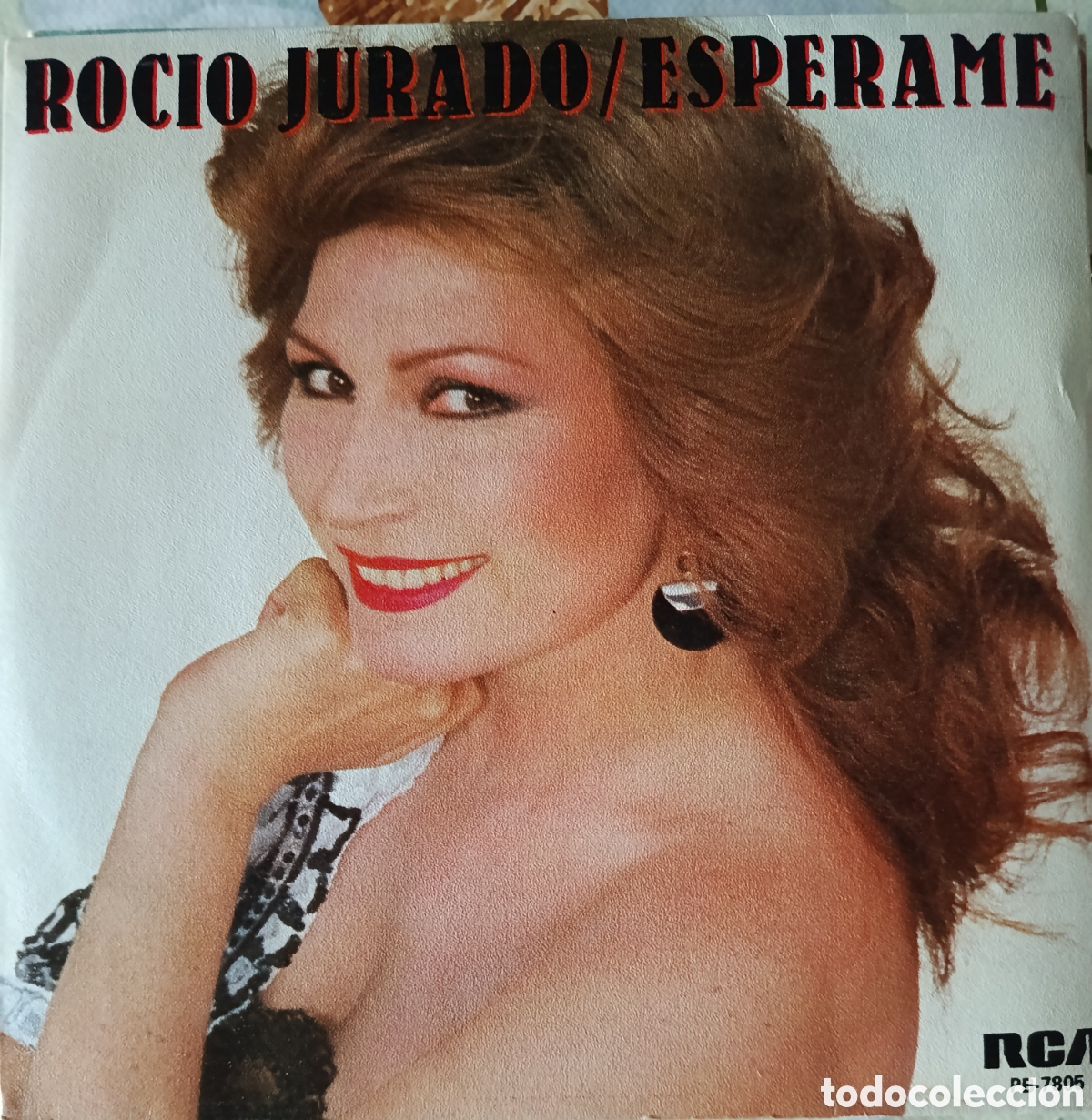 Discos de vinilo: Roc&iacute;o Jurado single sello RCA V&iacute;ctor editado en Espa&ntilde;a a&ntilde;o 1983 promocional.