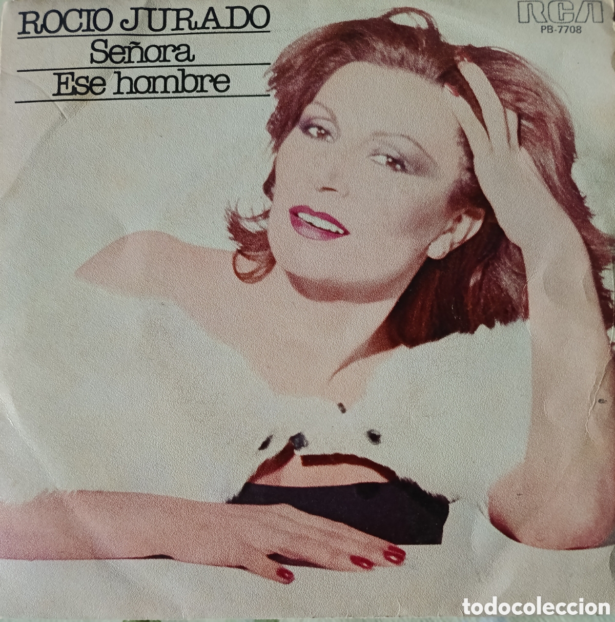 Discos de vinilo: Roc&iacute;o Jurado single sello RCA V&iacute;ctor editado en Espa&ntilde;a a&ntilde;o 1980.