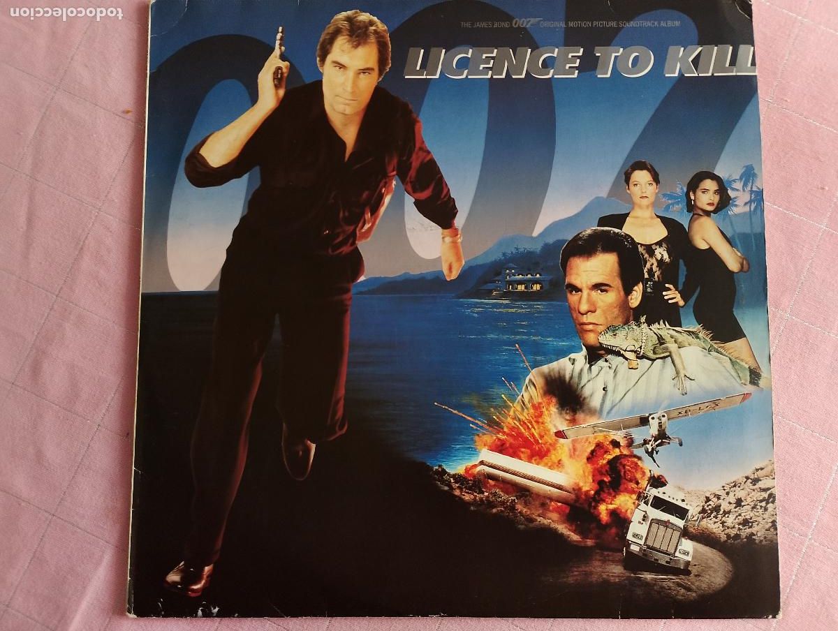 Vinyl-Schallplatten: Licence To Kill (The James Bond 007 Original Motion Picture Soundtrack Album), 1989