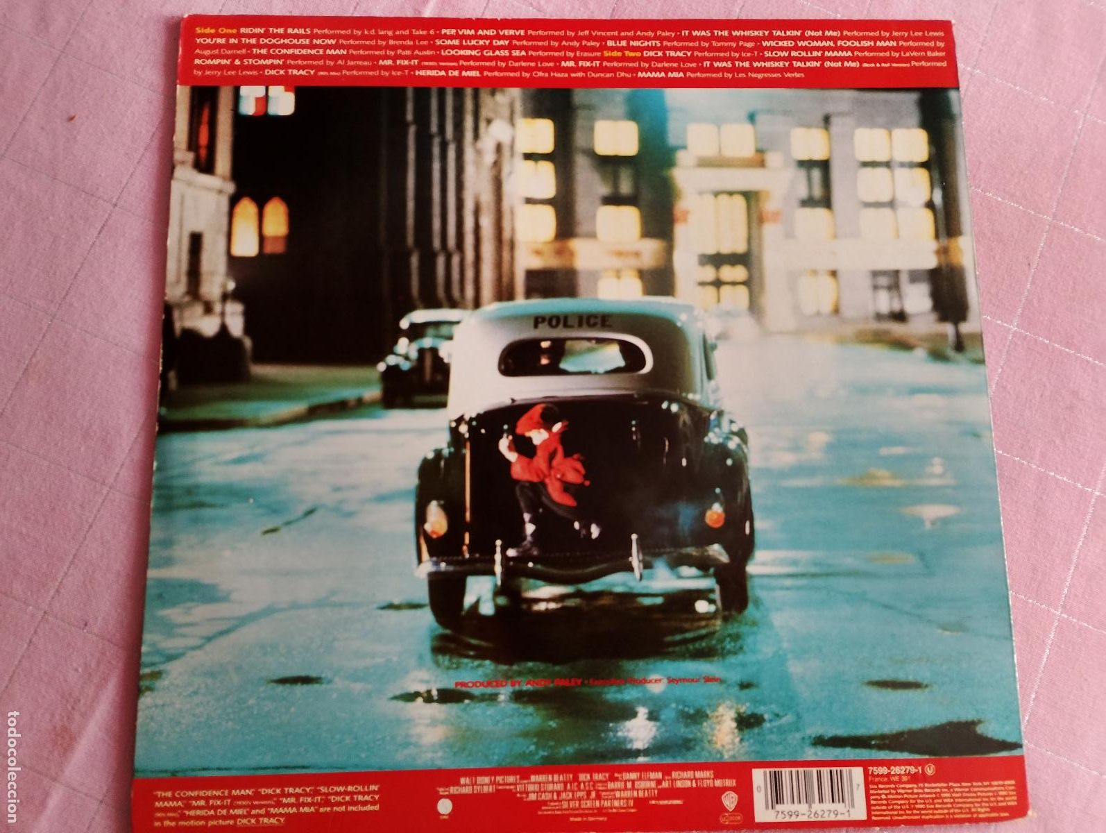 Discos de vinilo: Dick Tracy, 1990, banda sonora - Foto 4