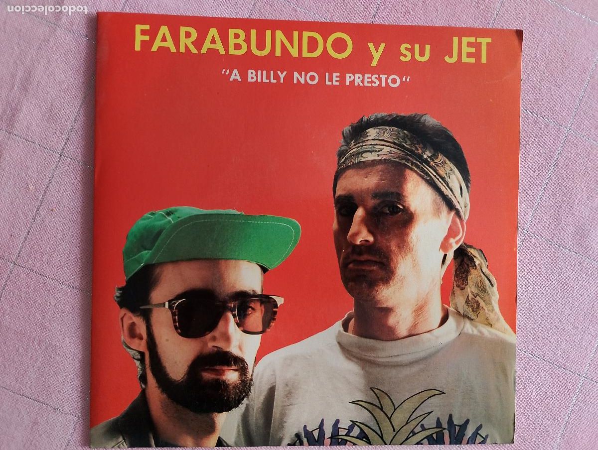 Discos de vinilo: Farabundo y Su Jet &ndash; A Billy No Le Presto, 1990 - Foto 2
