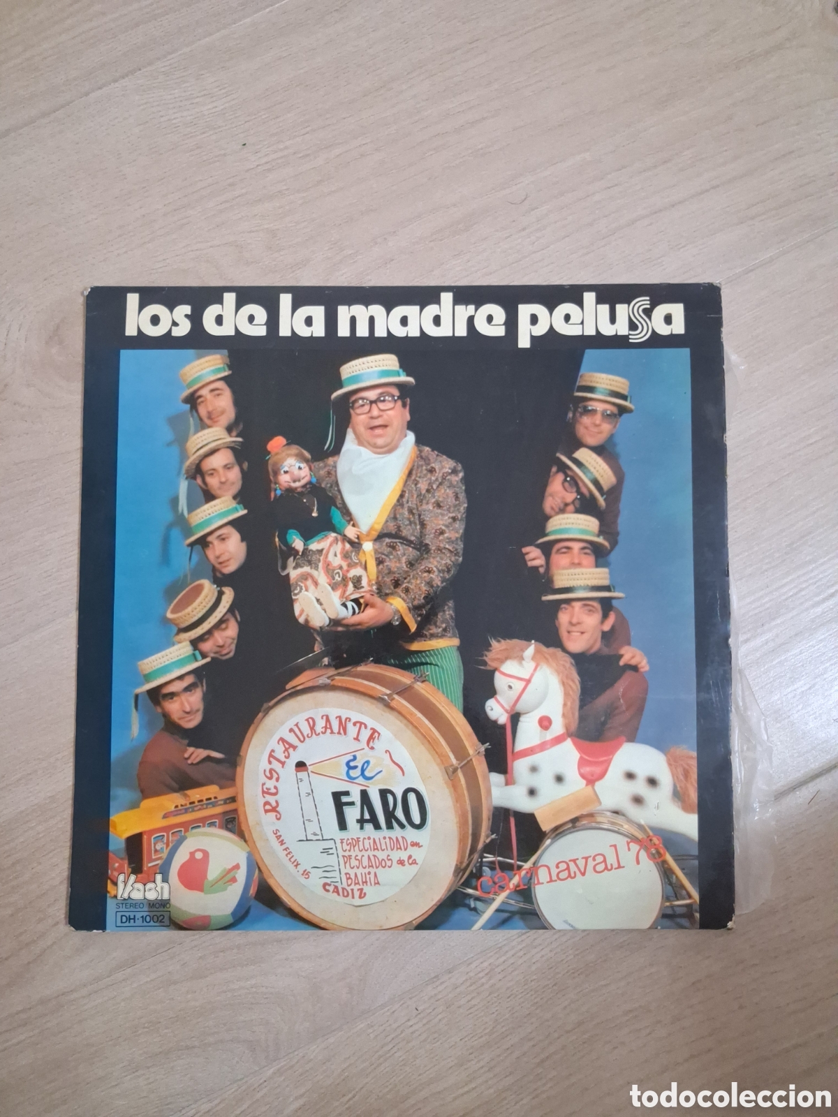 Discos de vinilo: LP VINILO LOS DE LA MADRE PELUSA - CHIRIGOTA CARNAVAL CADIZ