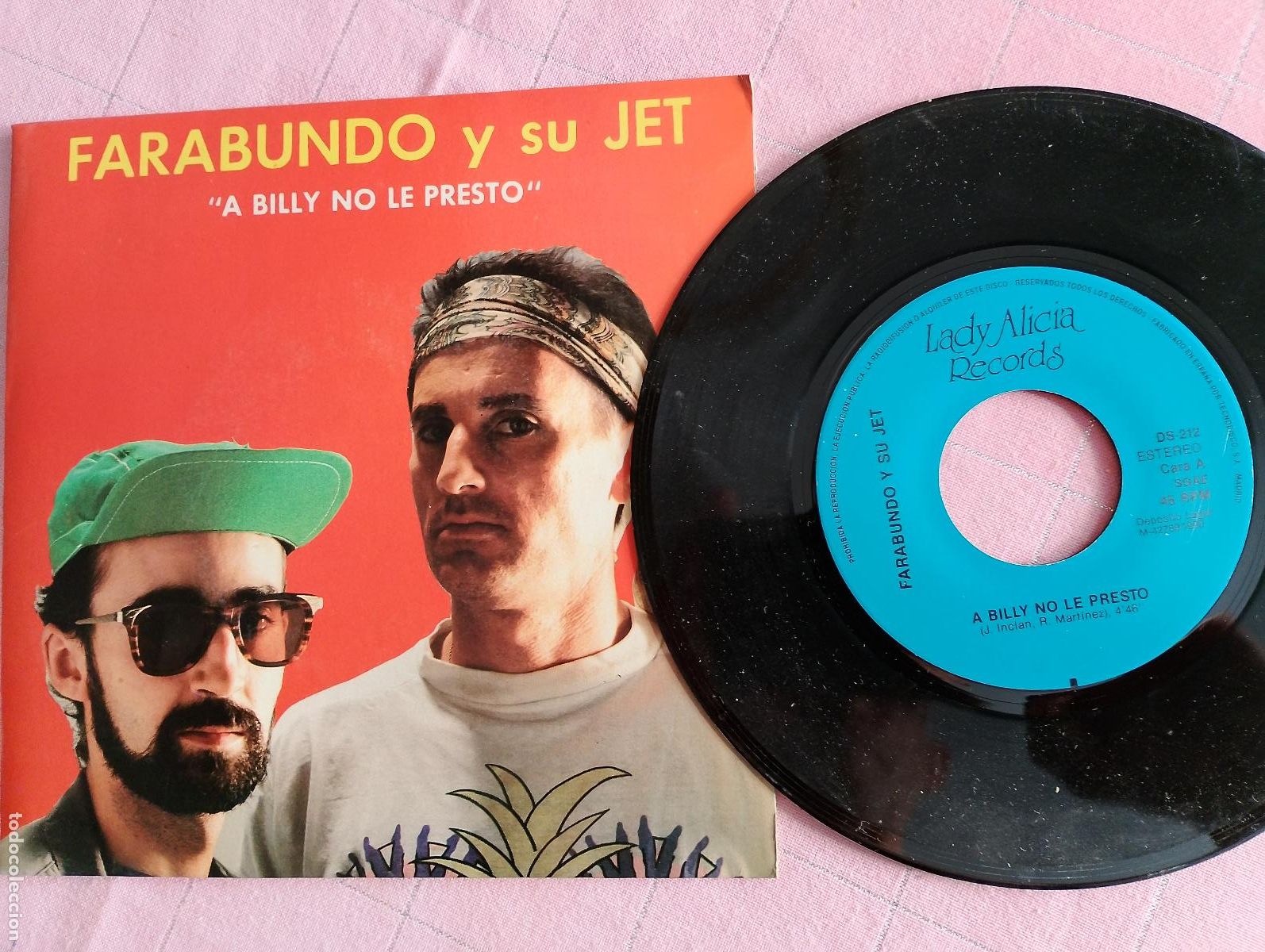 Discos de vinilo: Farabundo y Su Jet &ndash; A Billy No Le Presto, 1990 - Foto 3