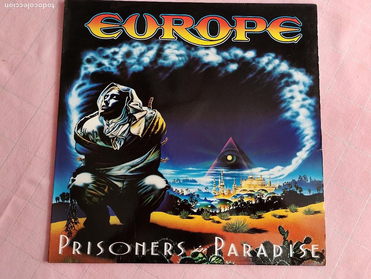Discos de vinilo: Europe &ndash; Prisoners In Paradise 1991 ed espa&ntilde;ola
