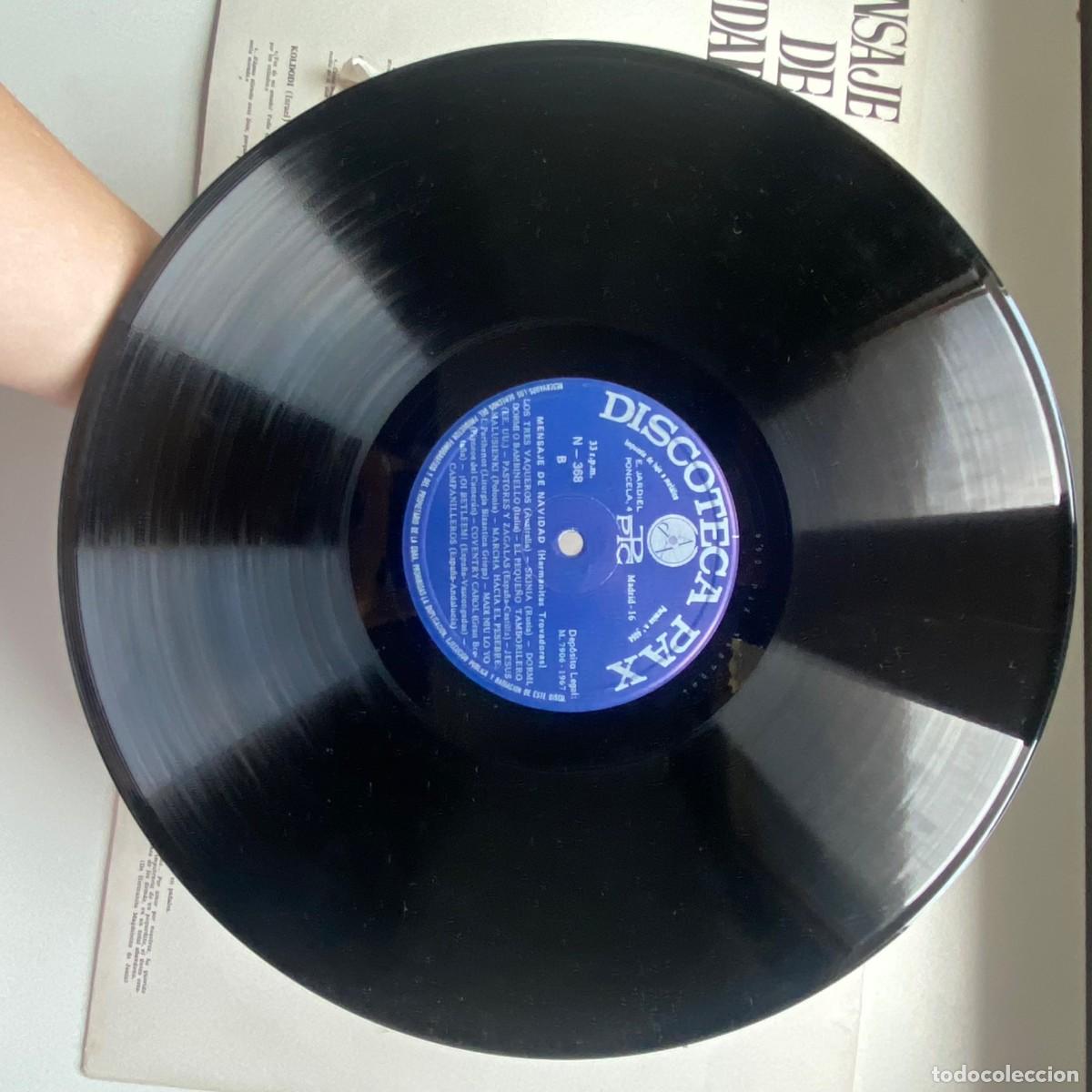 Discos de vinilo: Disco Mensaje de Navidad - Foto 5