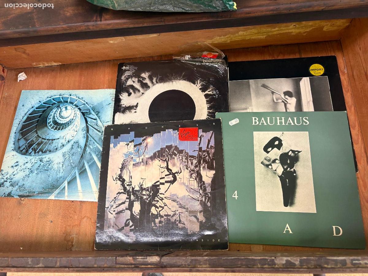 Vinyl records: Lote de vinilos bauhaus import london