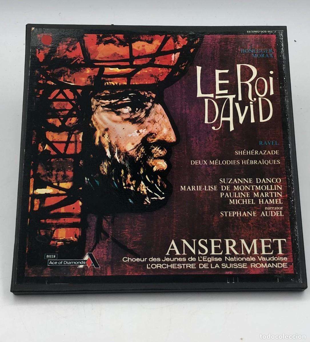 Discos de vinilo: Vinilo 2 LP: Honegger - Le Roi David / Ravel - Sh&eacute;h&eacute;razade - Ernest Ansermet / Decca Ace of Diamonds