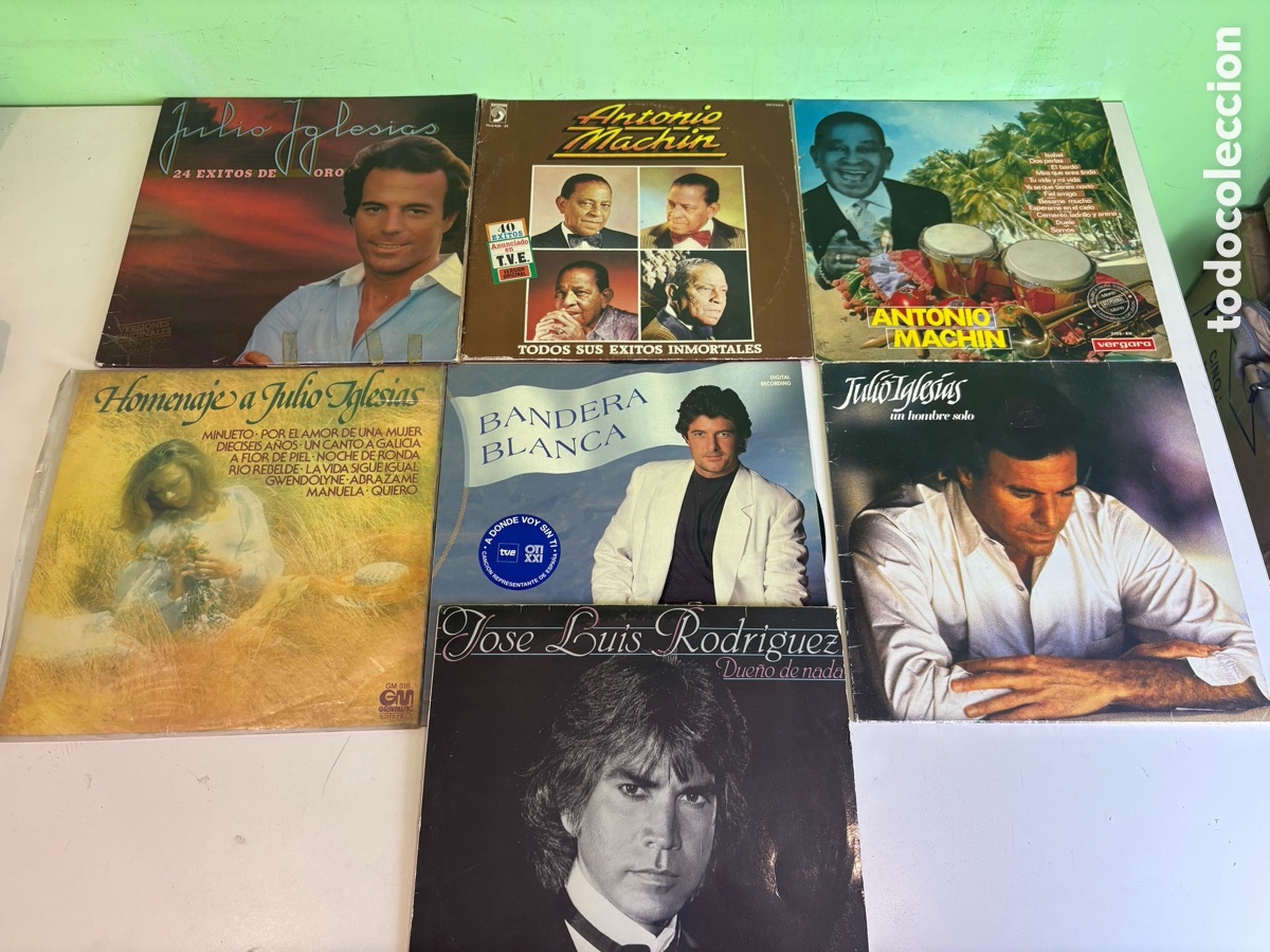 Discos de vinilo: Lote de 7 discos de vinilos variados
