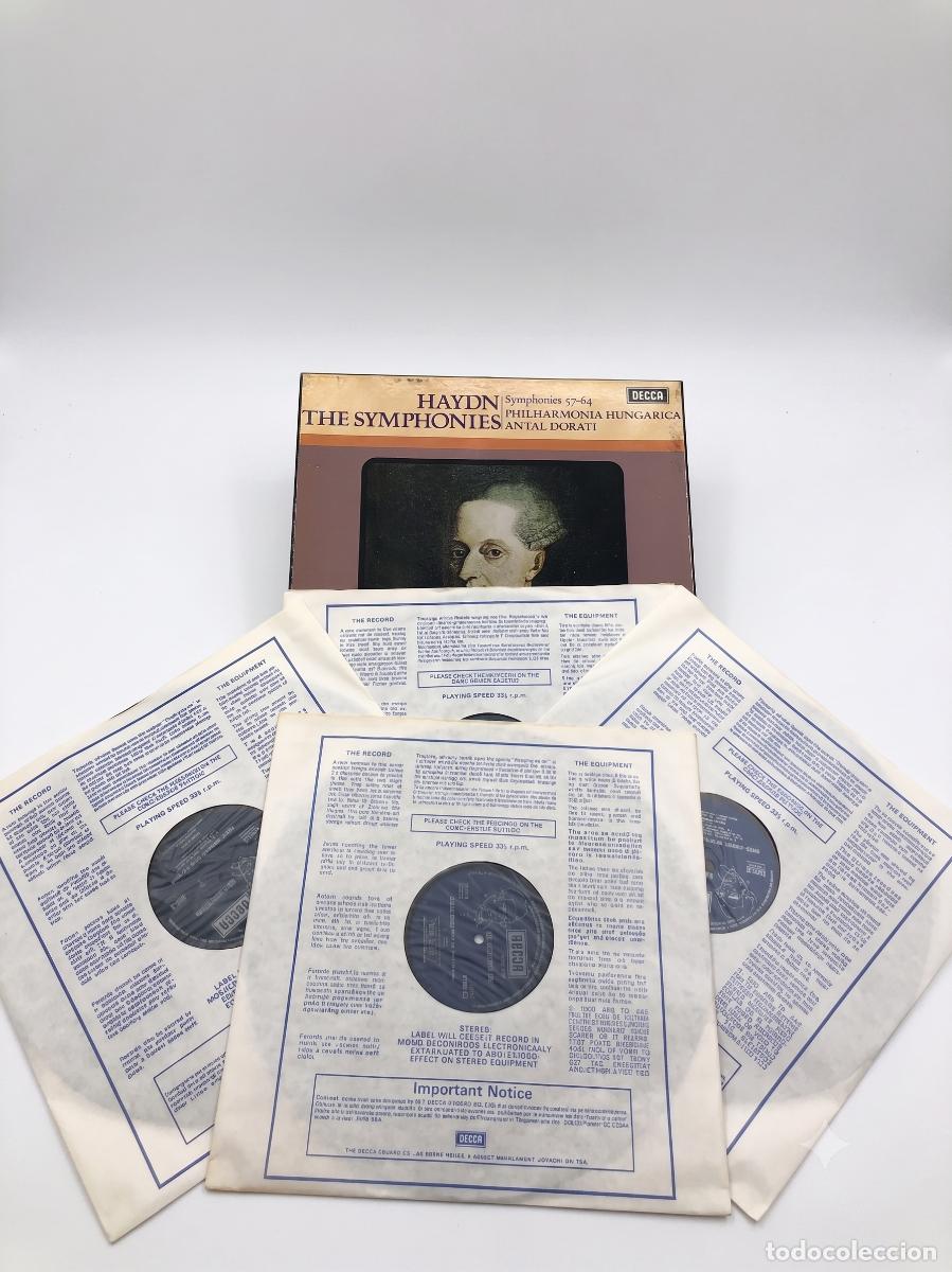 Discos de vinilo: 4 LP: Haydn - Symphonies 57-64 - Antal Dorati, Philharmonia Hungarica / Decca 1970 (Made in England)