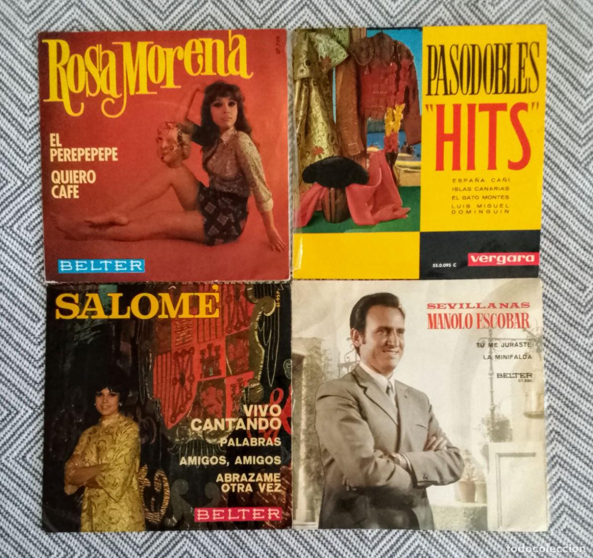 Discos de vinilo: LOTE DE CUATRO ARTISTAS ESPA&Ntilde;OLES A&Ntilde;OS 70-80