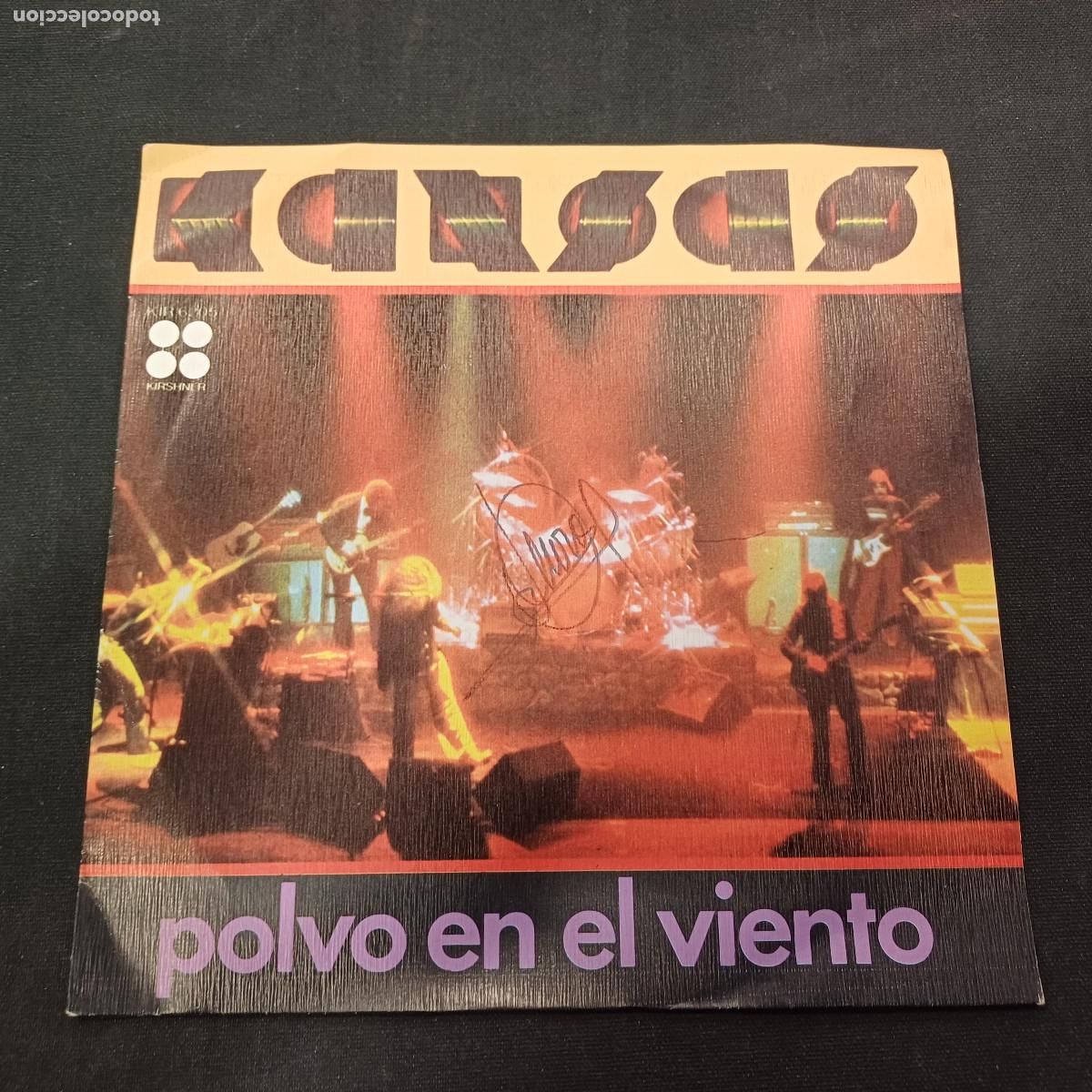 Discos de vinilo: KANSAS/POLVO EN EL VIENTO/SINGLE.