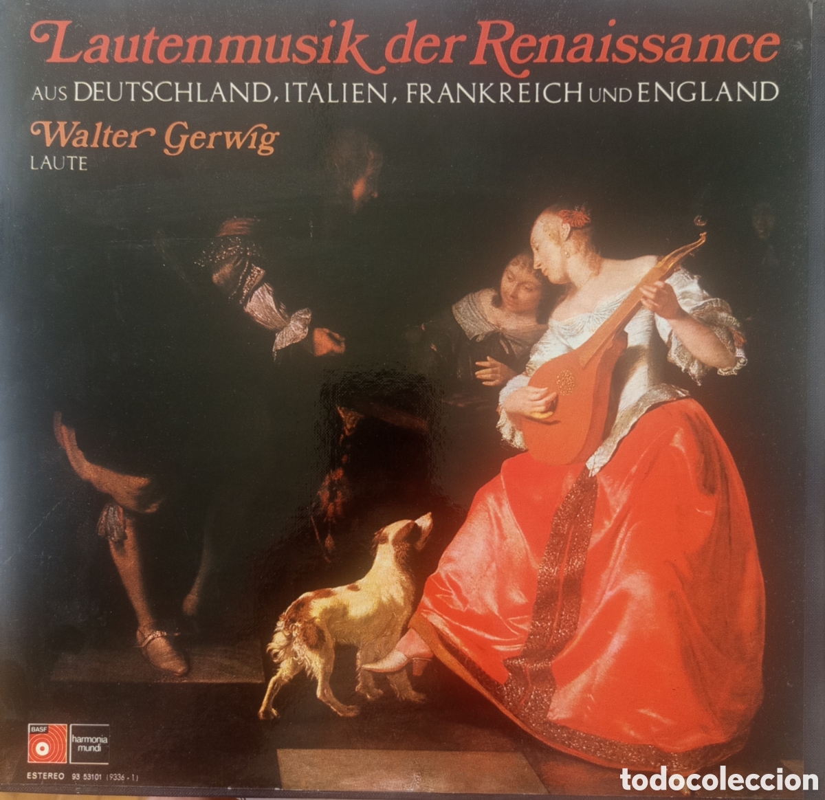 Discos de vinilo: Walter Gerwig - M&uacute;sica para La&uacute;d del Renacimiento / Lautenmusik der Renaissance - 3xLPs