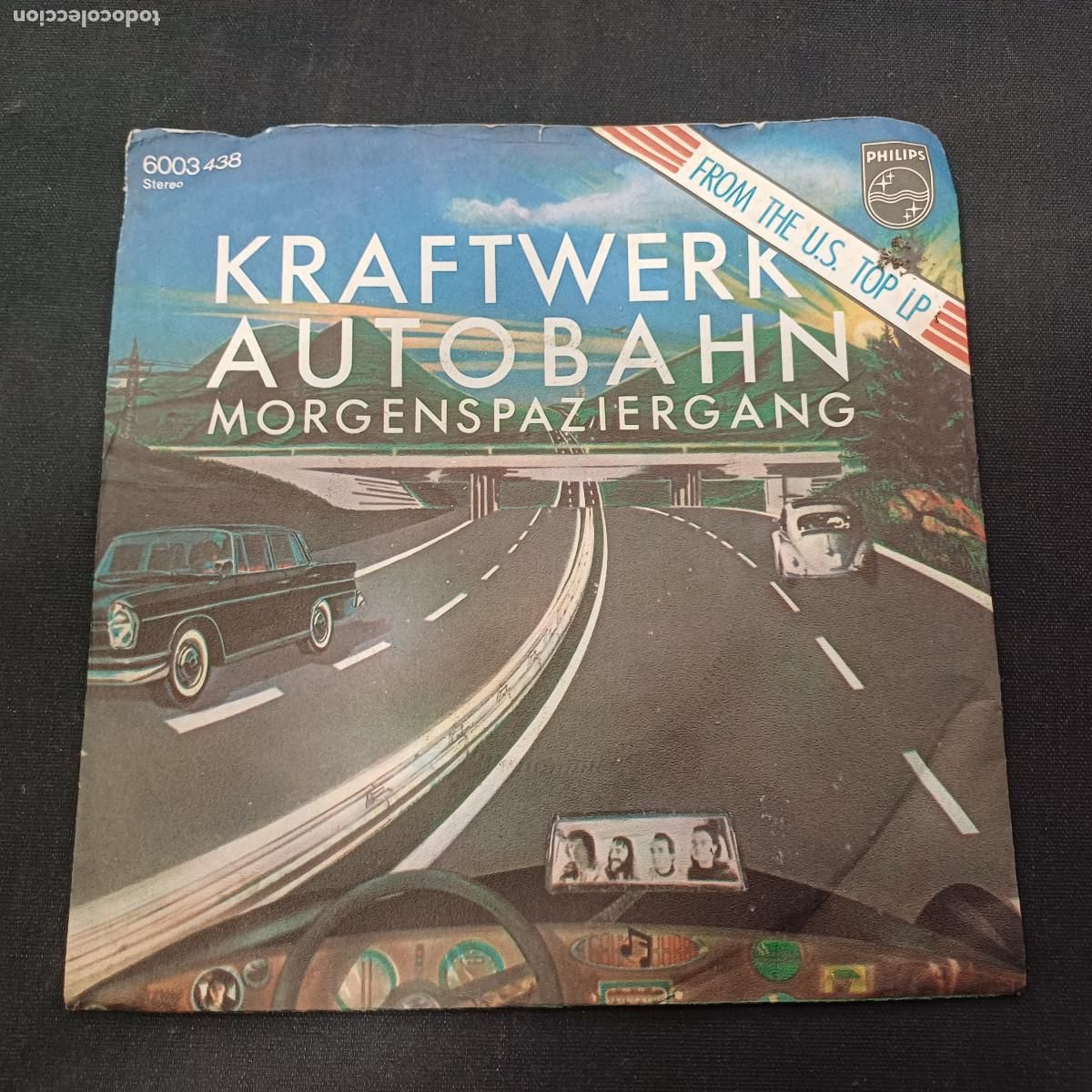 Discos de vinilo: KRAFTWERK/AUTOBAHN/SINGLE.