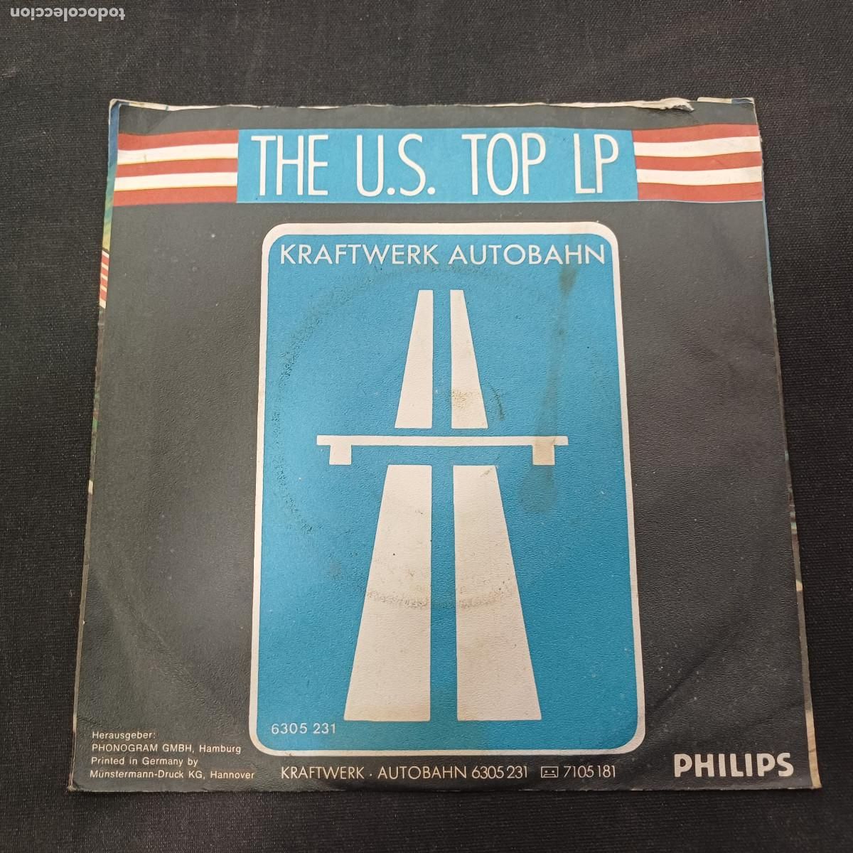 Discos de vinilo: KRAFTWERK/AUTOBAHN/SINGLE. - Foto 3