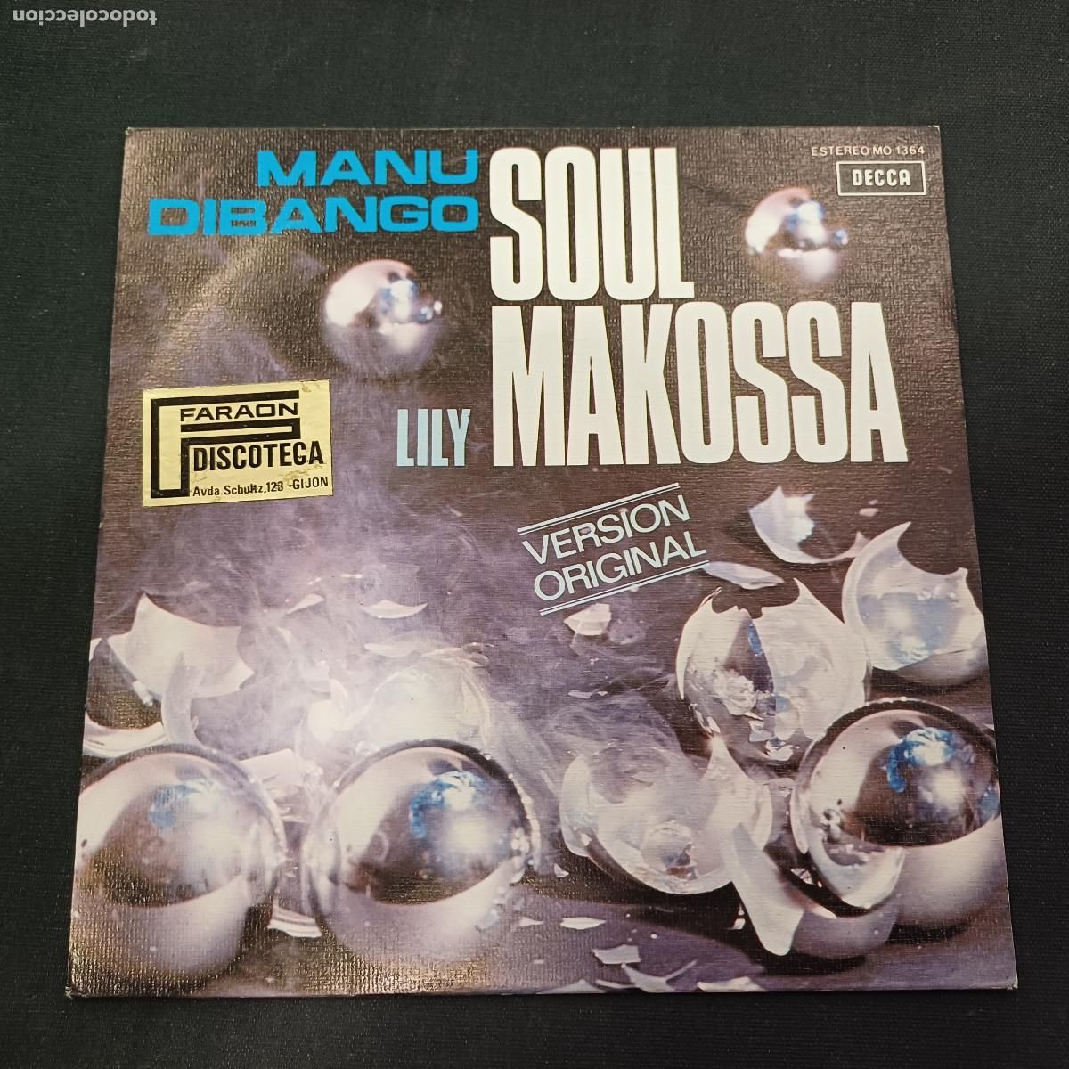Discos de vinilo: MANU DIBANGO/SOUL MAKOSSA/SINGLE. - Foto 1