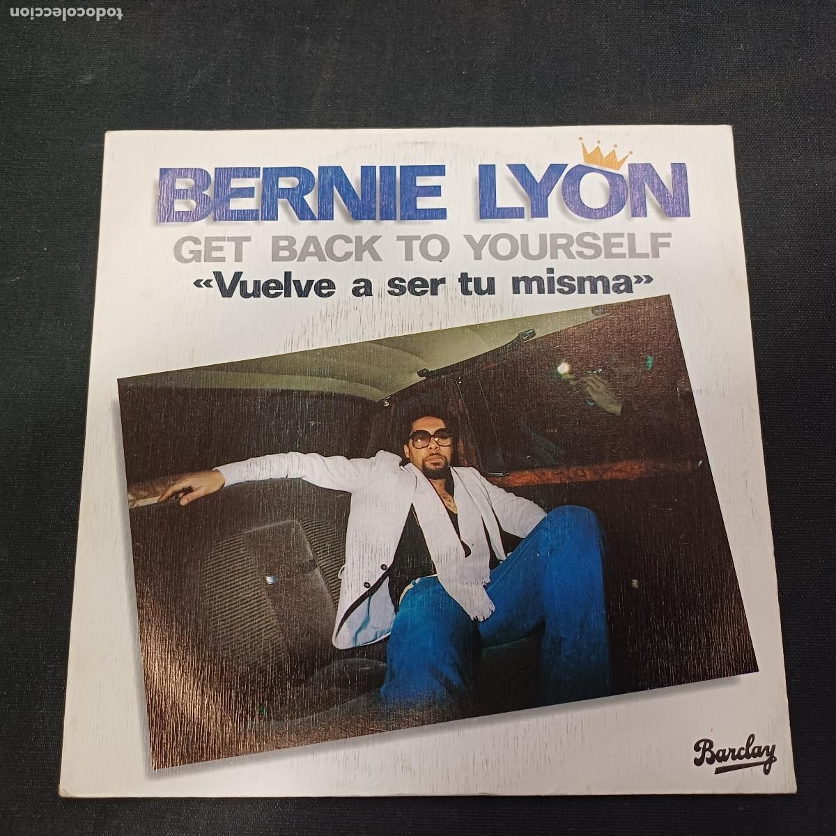 Discos de vinilo: BERNIE LYON/GET BACK TO YOURSELF/SINGLE.