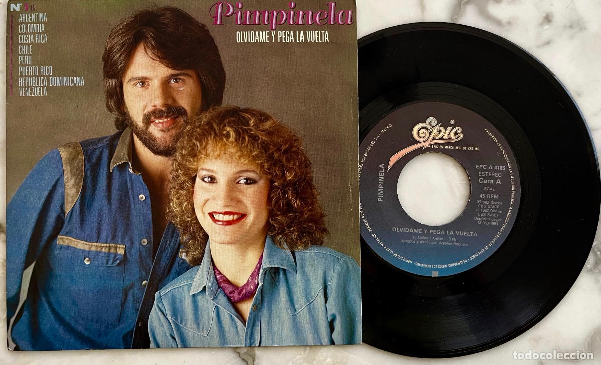 Discos de vinilo: PIMPINELA. OLVIDAME Y PAGA LA VUELTA. SINGLE ORIGINAL ESPA&Ntilde;A 1982