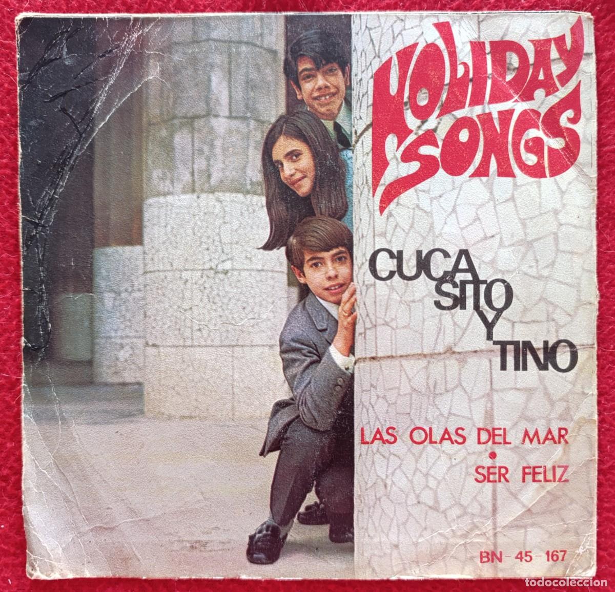 Discos de vinilo: CUCA SITO Y TINO - HOLIDAY SONGS -SINGLE 1968 RARISMO GARAGE BEAT AUTOEDITADO