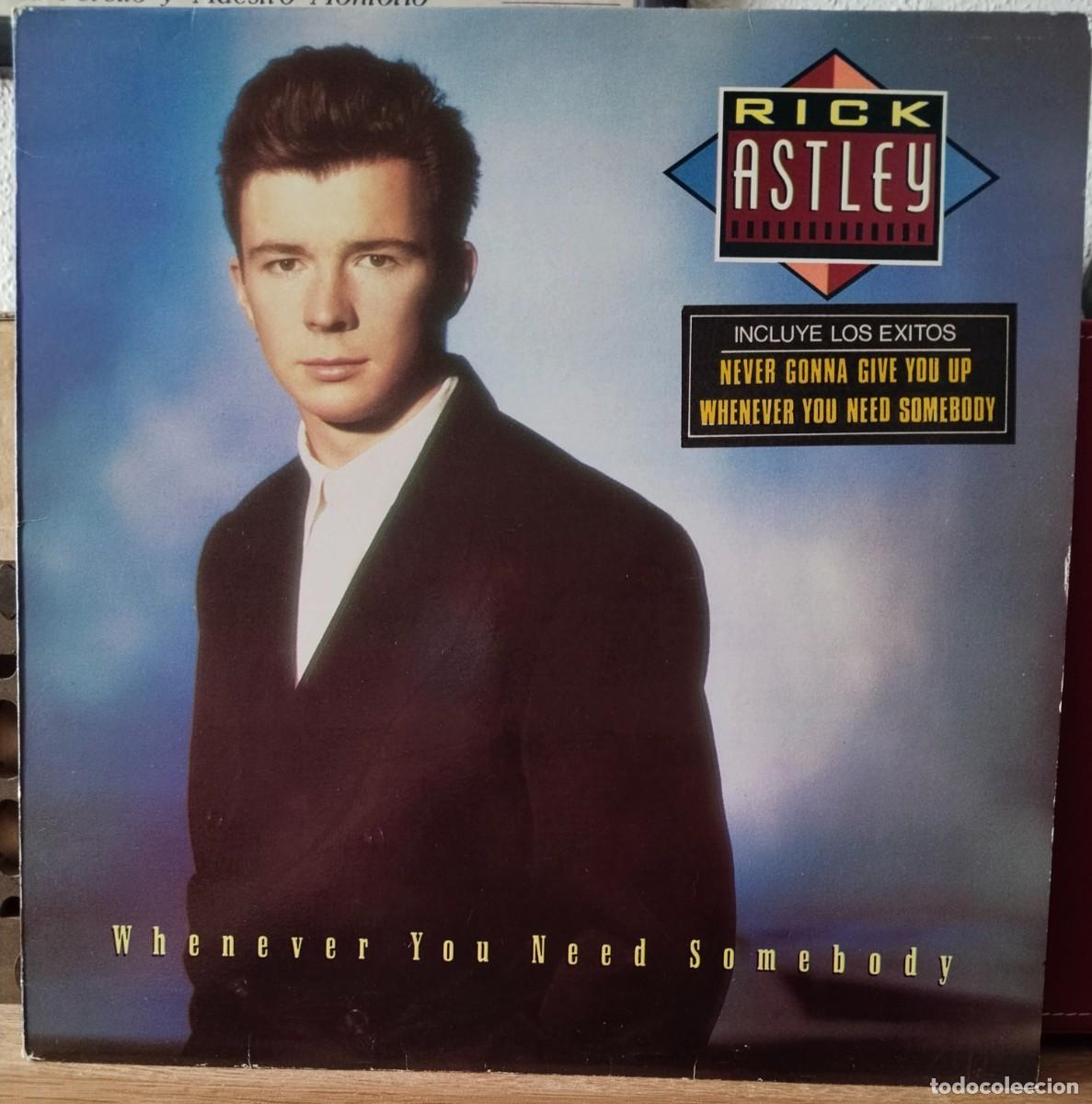 Discos de vinilo: Rick Astley / edici&oacute;n espa&ntilde;ola - Foto 1