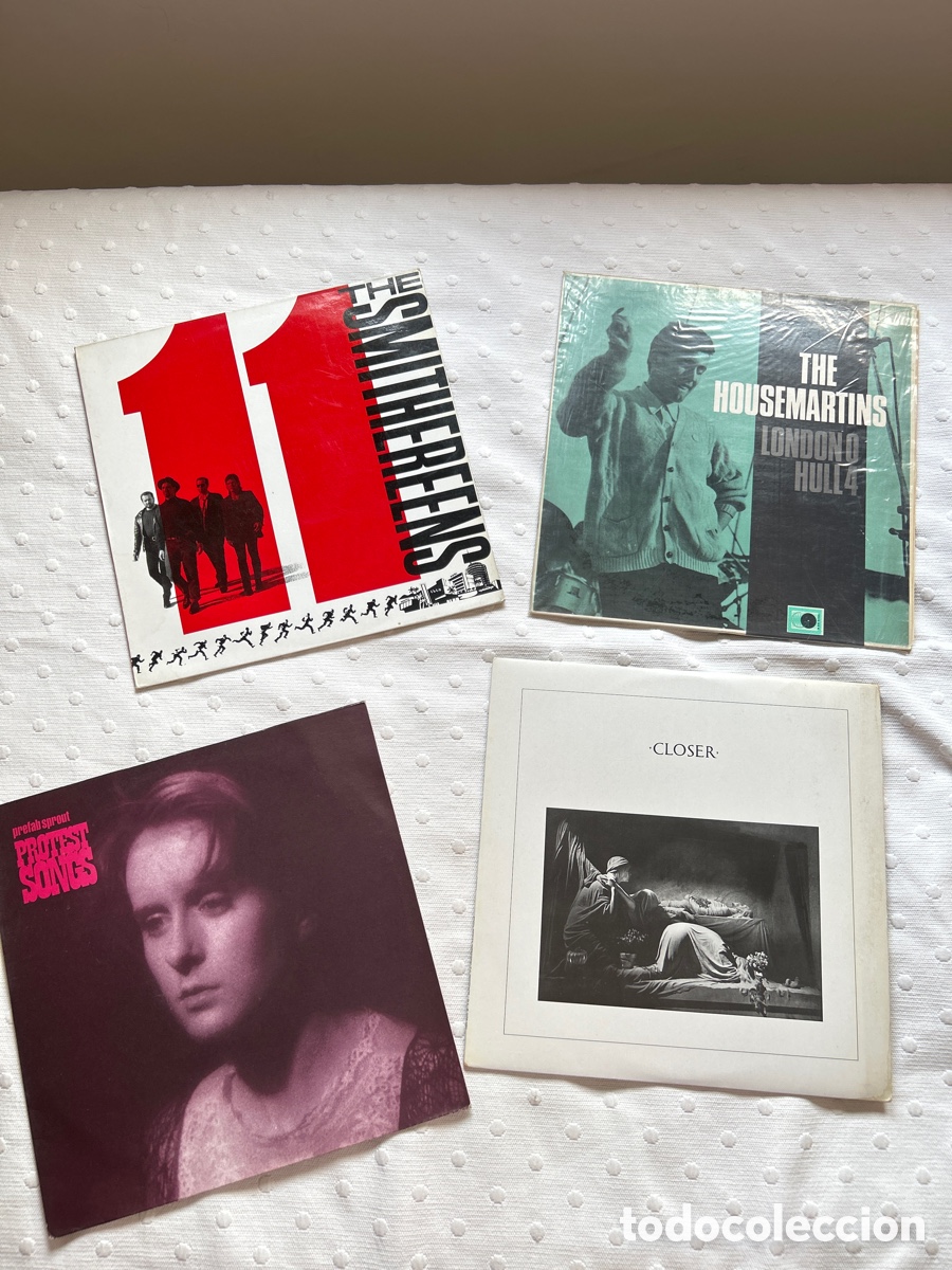 Discos de vinilo: Lote Vinilos Joy Division, Prefab Sprout, The Housemartins & The Smithereens