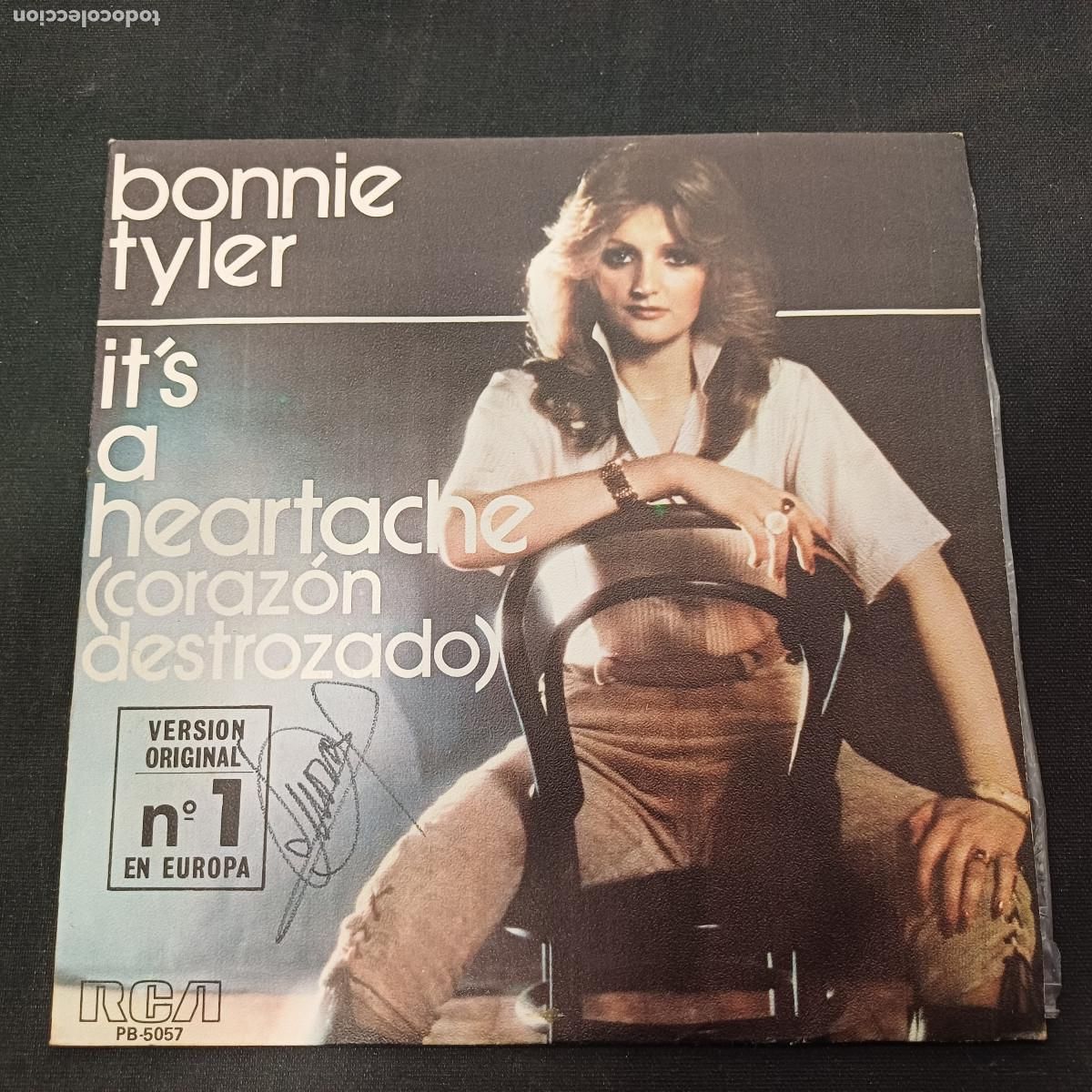 Discos de vinilo: BONNIE TYLER/ITS A HEARTACHE/SINGLE. - Foto 1