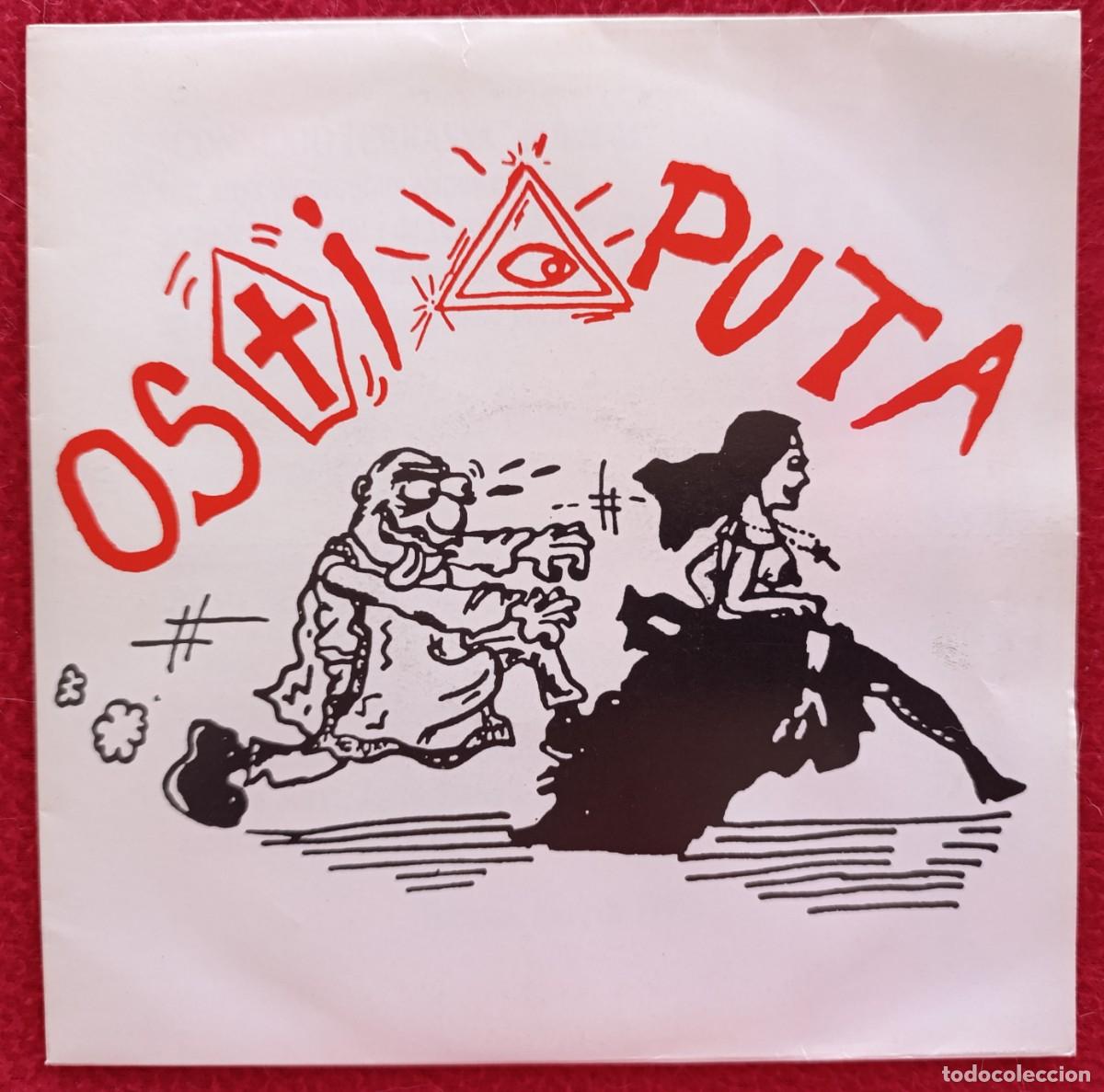 Discos de vinilo: OSTIA PUTA &ndash; UN CUENTO PARTICULAR / LA CAJA TONTA 7&rdquo; 1991 CON ENCARTE - PUNK ROCK