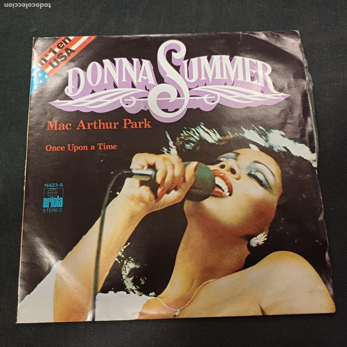 Discos de vinilo: DONNA SUMMER/MAC ARTHUR PARK/SINGLE.