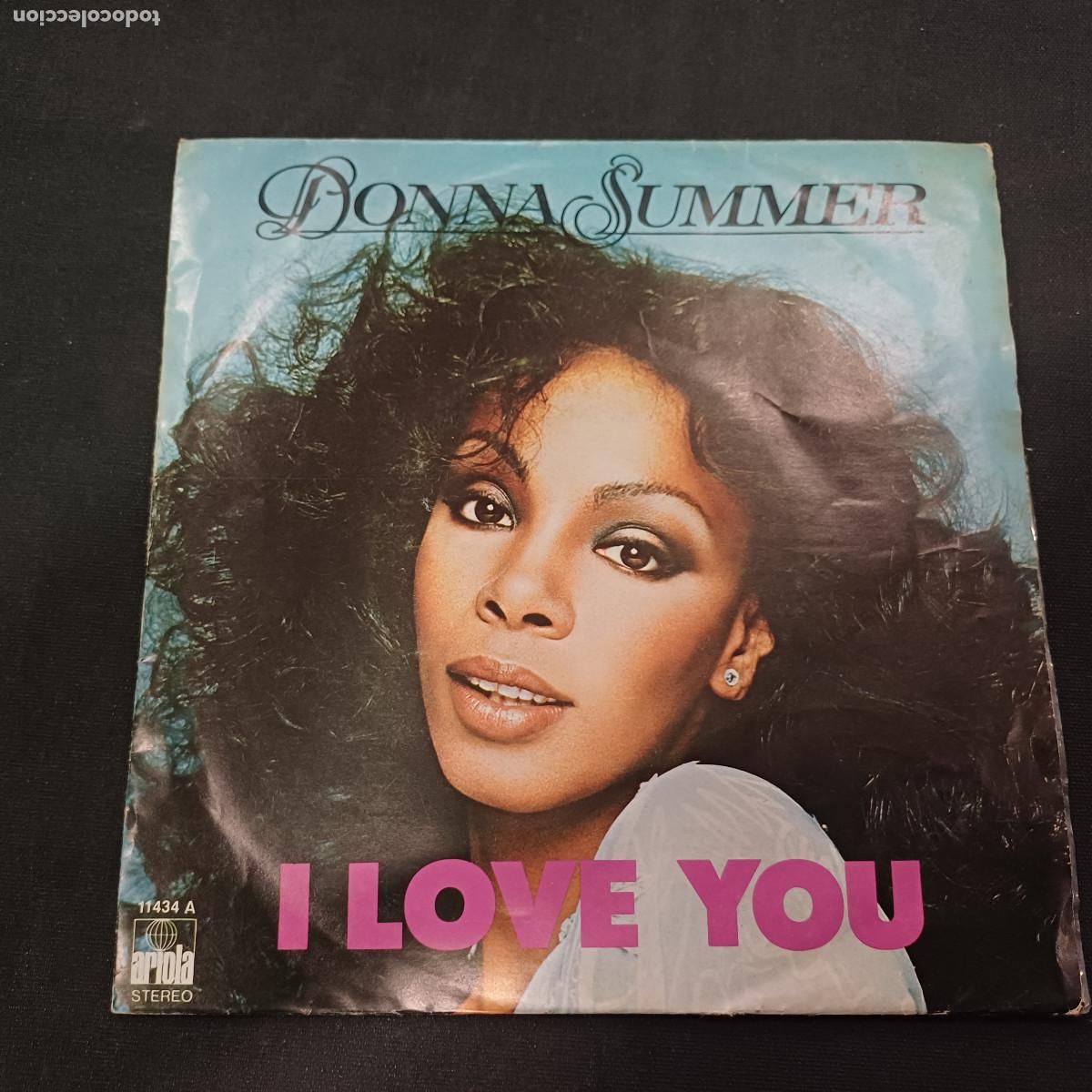 Discos de vinilo: DONNA SUMMER/I LOVE YOU/SINGLE.