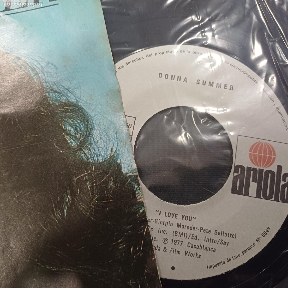 Discos de vinilo: DONNA SUMMER/I LOVE YOU/SINGLE. - Foto 2