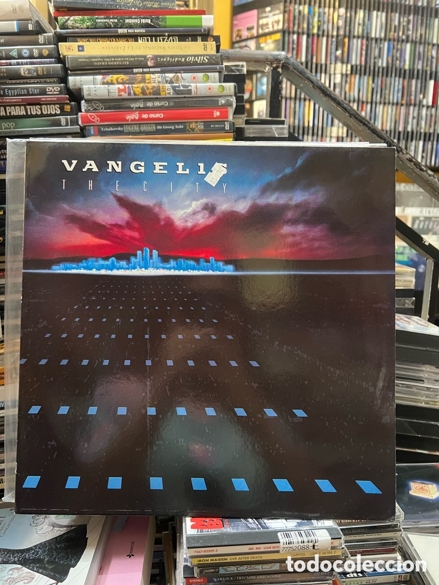 Discos de vinilo: Vangelis The city Lp 70s