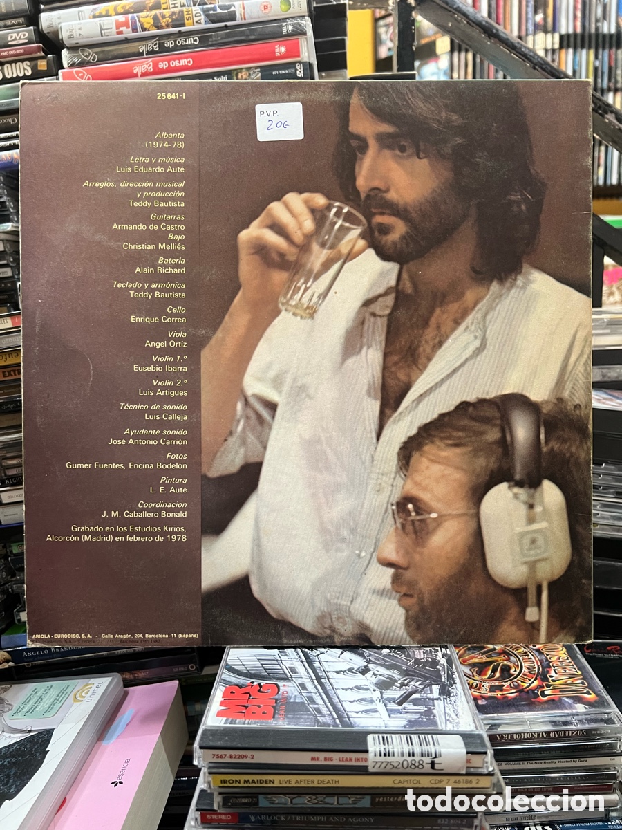 Discos de vinilo: Albanta Luis Eduardo Aute - Foto 2