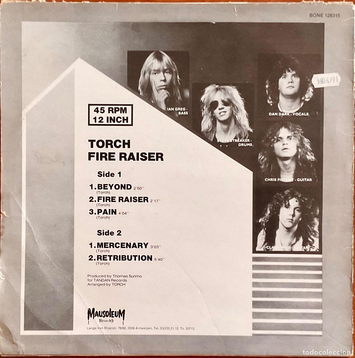 Discos de vinilo: TORCH &mdash;&mdash;- FIRE RAISER - Foto 2