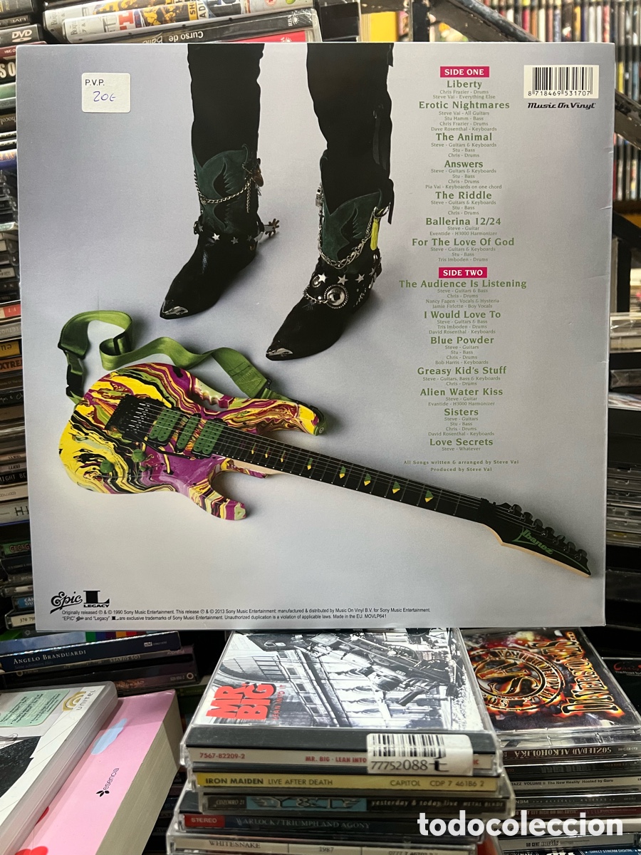 Discos de vinilo: Steve Vai Passion and warfare - Foto 2