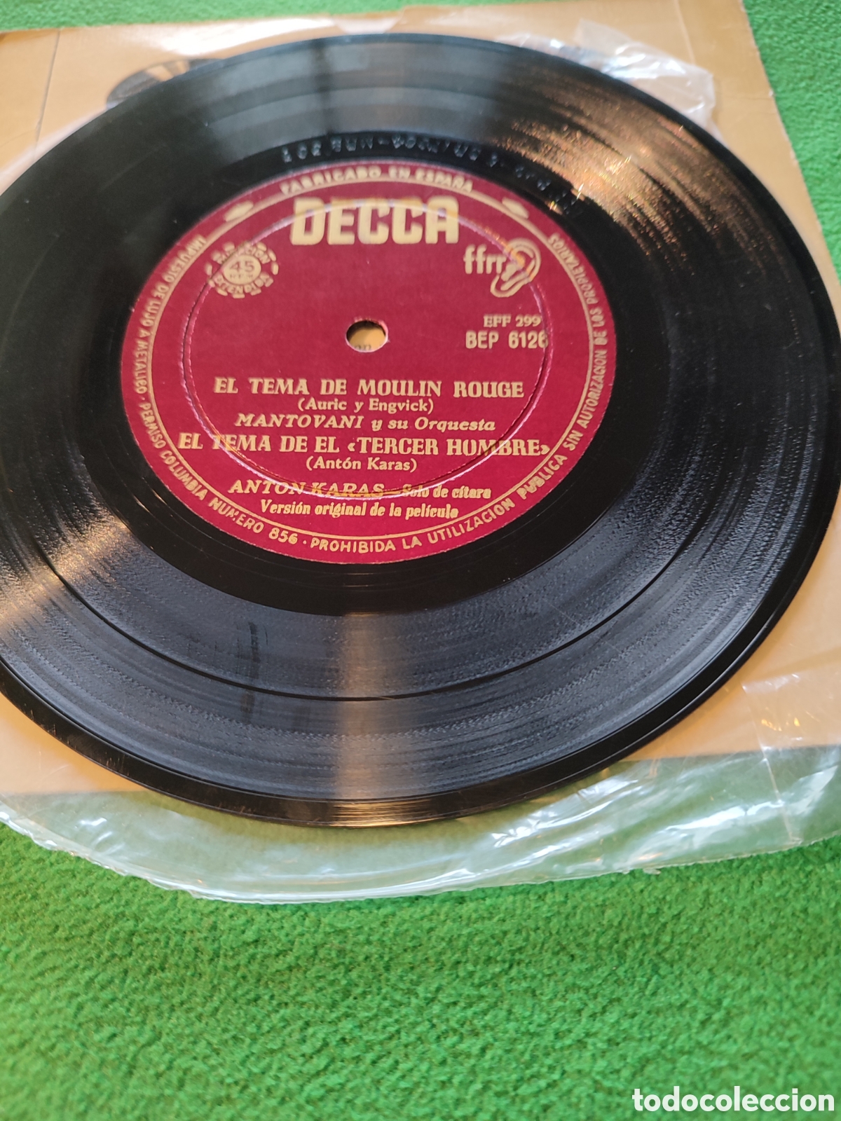 Discos de vinilo: Varias orquestas de Decca- Moulin Rouge + 3 - Foto 3