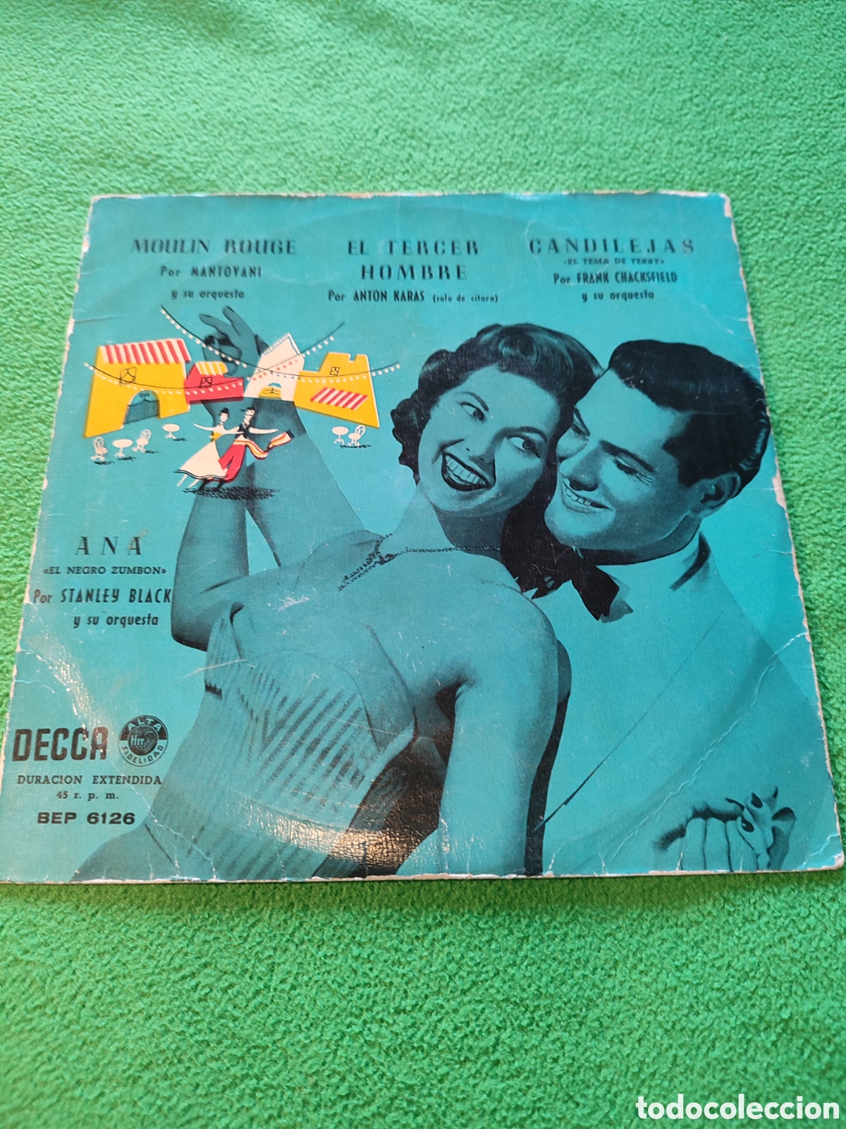 Discos de vinilo: Varias orquestas de Decca- Moulin Rouge + 3