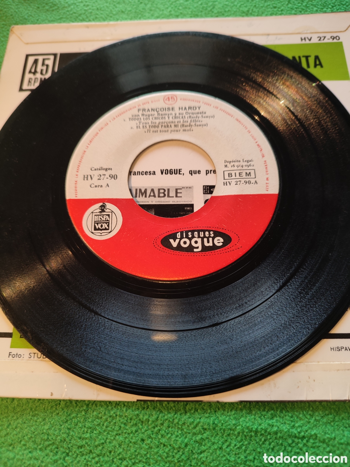 Discos de vinilo: Francoise Hardy - Todos los chicos y chicas + 3 - Foto 3