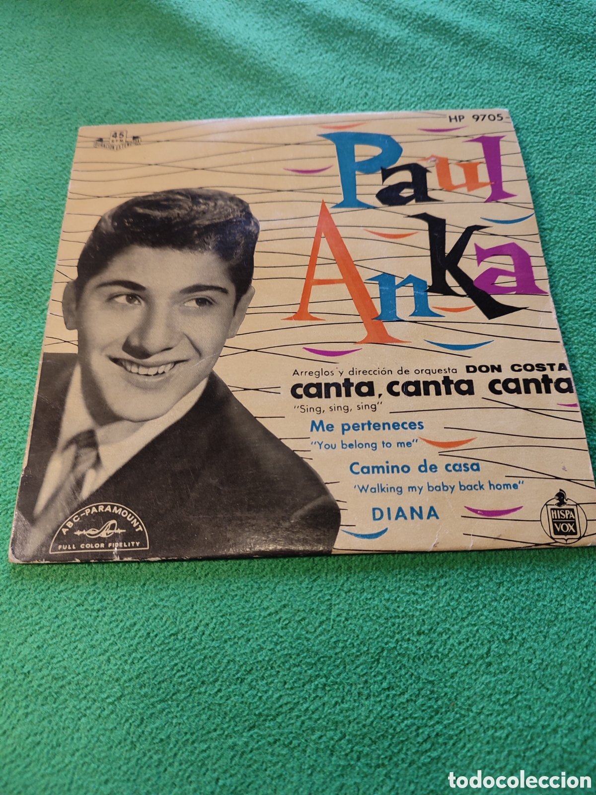 Discos de vinilo: Paul Anka - Diana - Canta ,canta,canta + 2