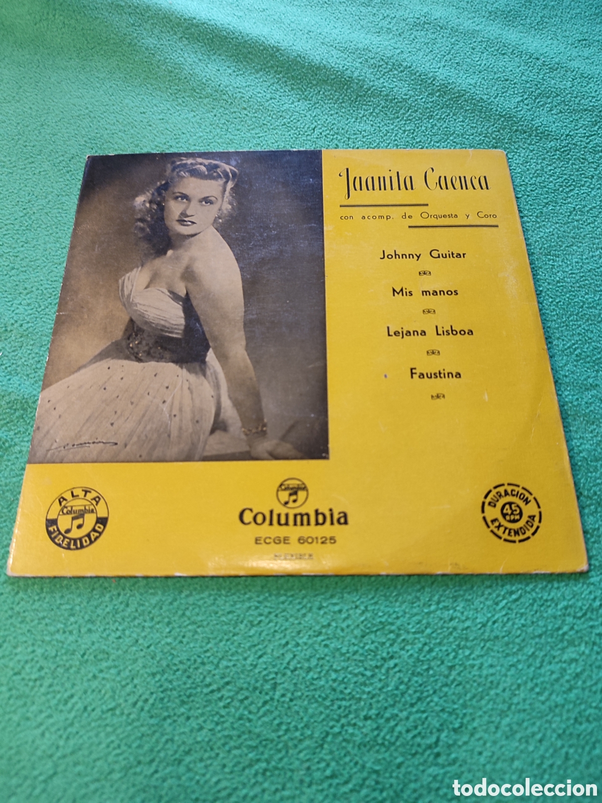 Discos de vinilo: Juanita Cuenca - Johnny Guitar + 3