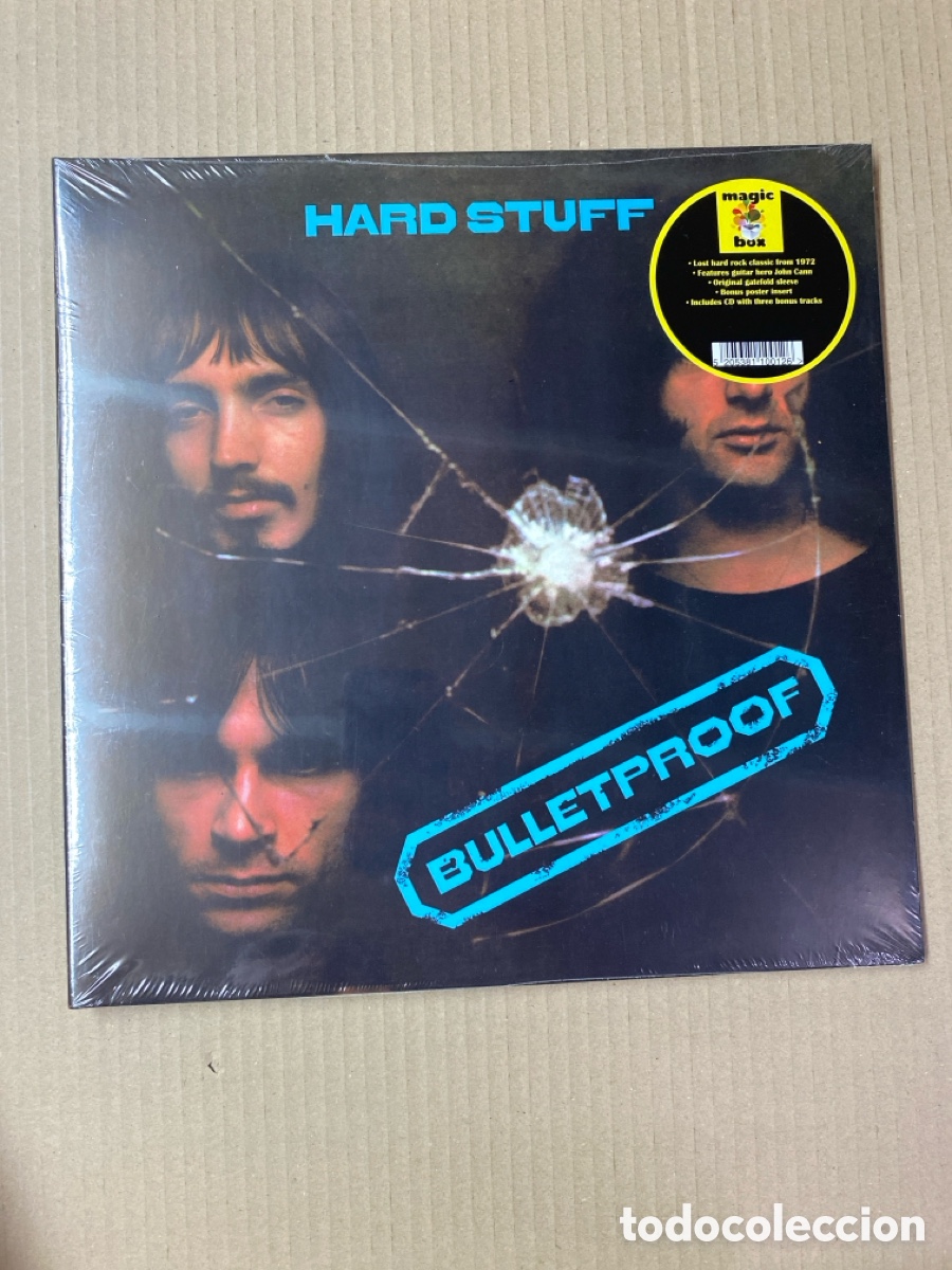 Discos de vinilo: LP HARD STUFF. BULLETPROOF. PRECINTADO DE FABRICA!!