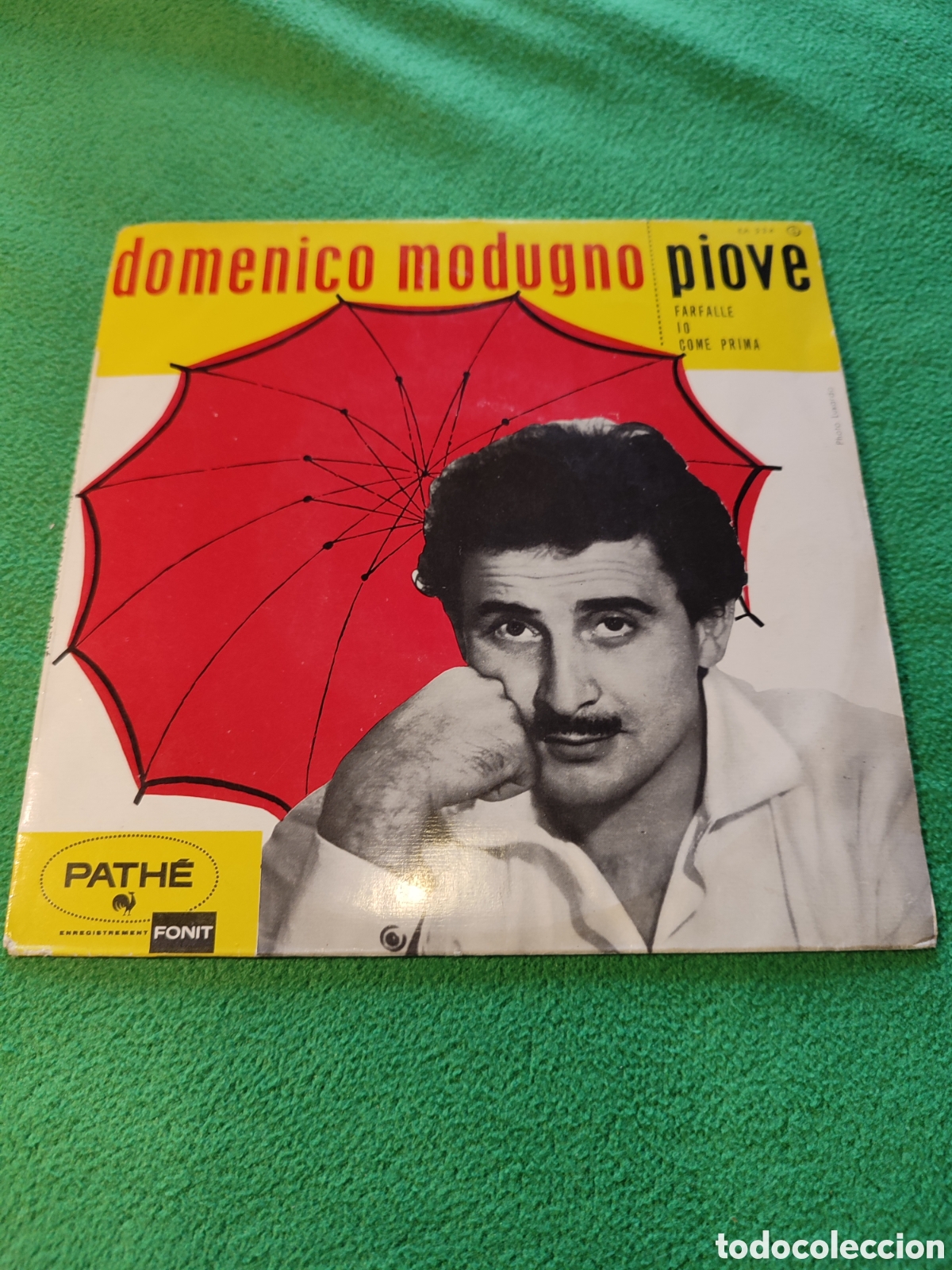 Discos de vinilo: Domenico Modugno - Piove - Come prima + 2