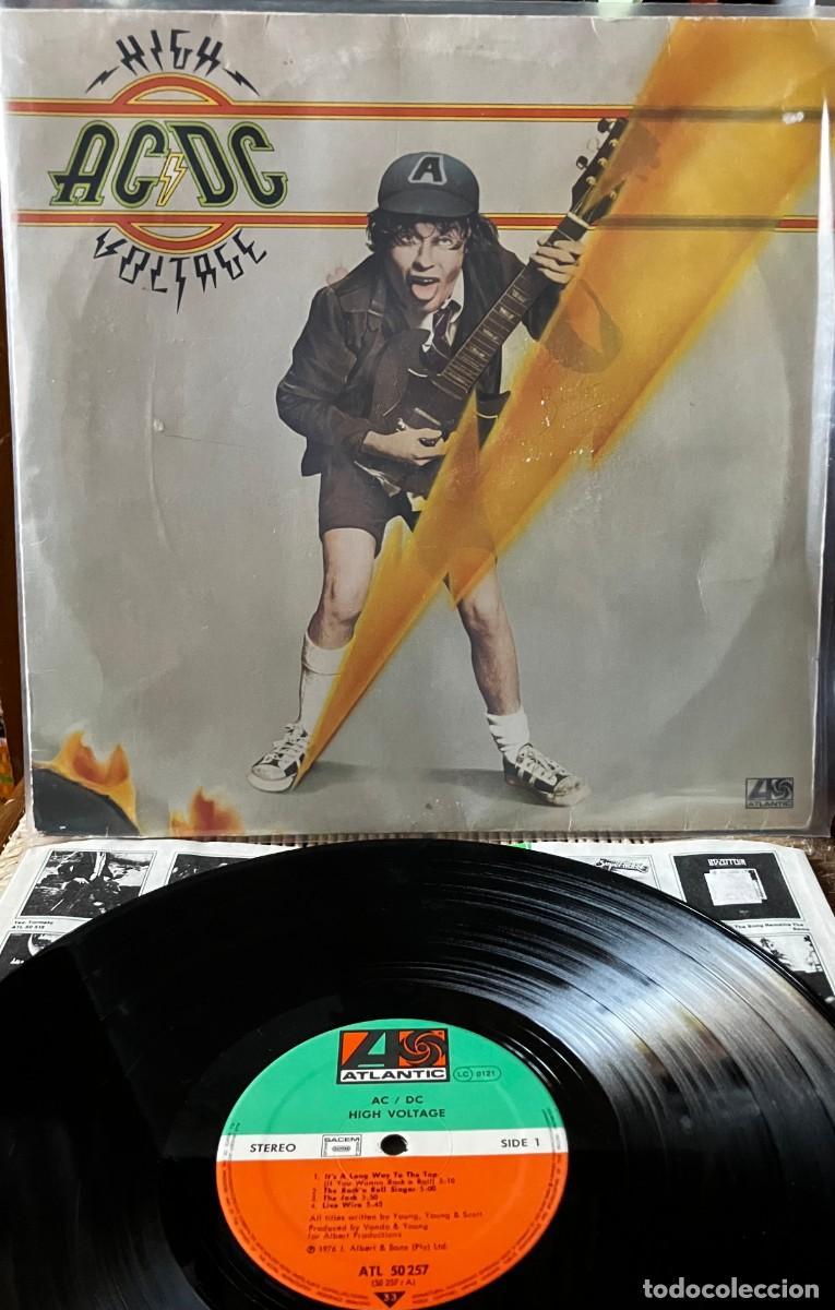 Vinyl records: AC/DC - HIGH VOLTAGE, LP edic EU/France repress 1979