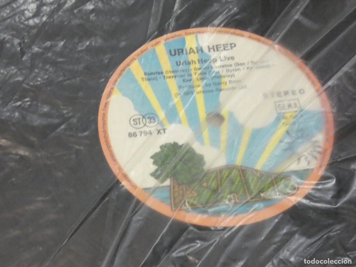 Discos de vinilo: ARKANSAS1980 EXPRO726 UNO DE LOS DOS DISCOS URIAH HEEP LIVE 73, TROTADO A TU RIESGO