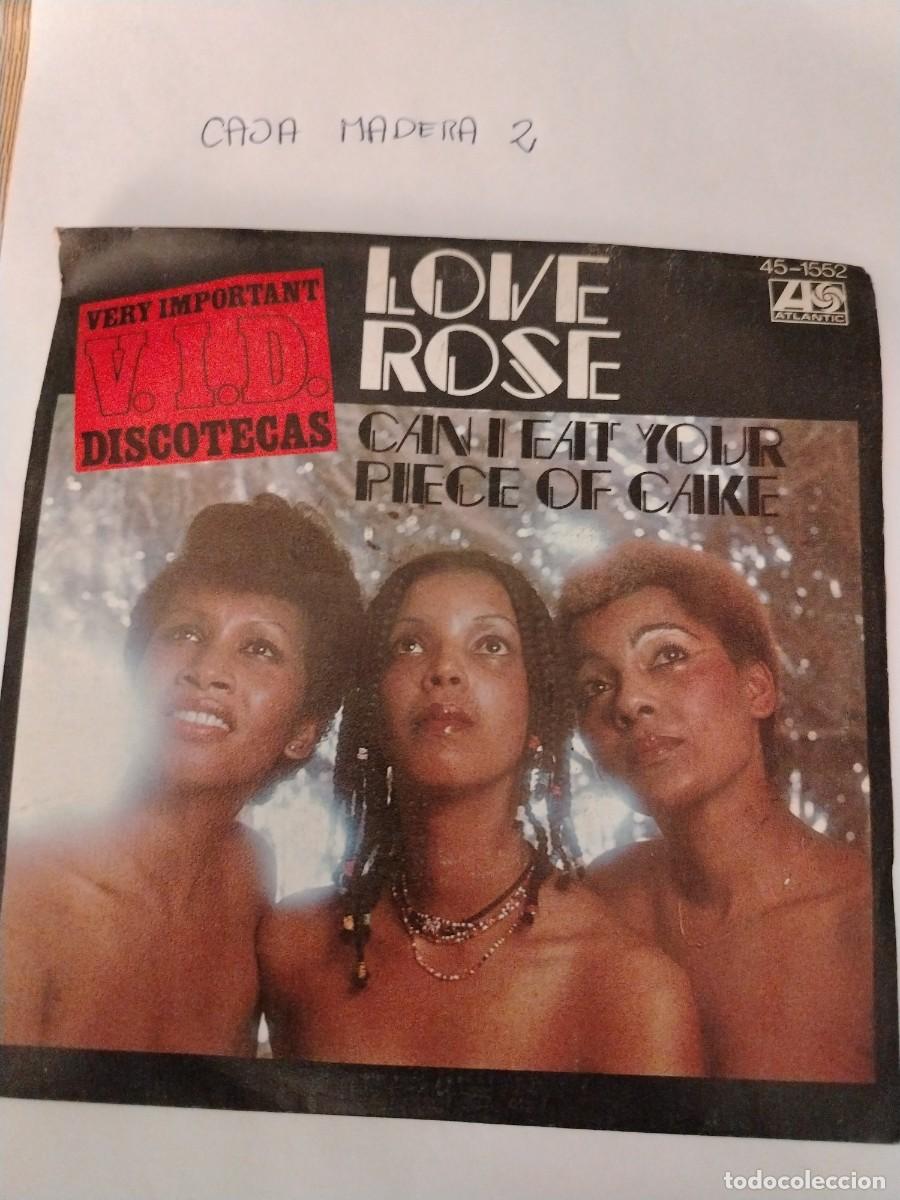 Discos de vinilo: Single vinilo love rose, can I eat your
