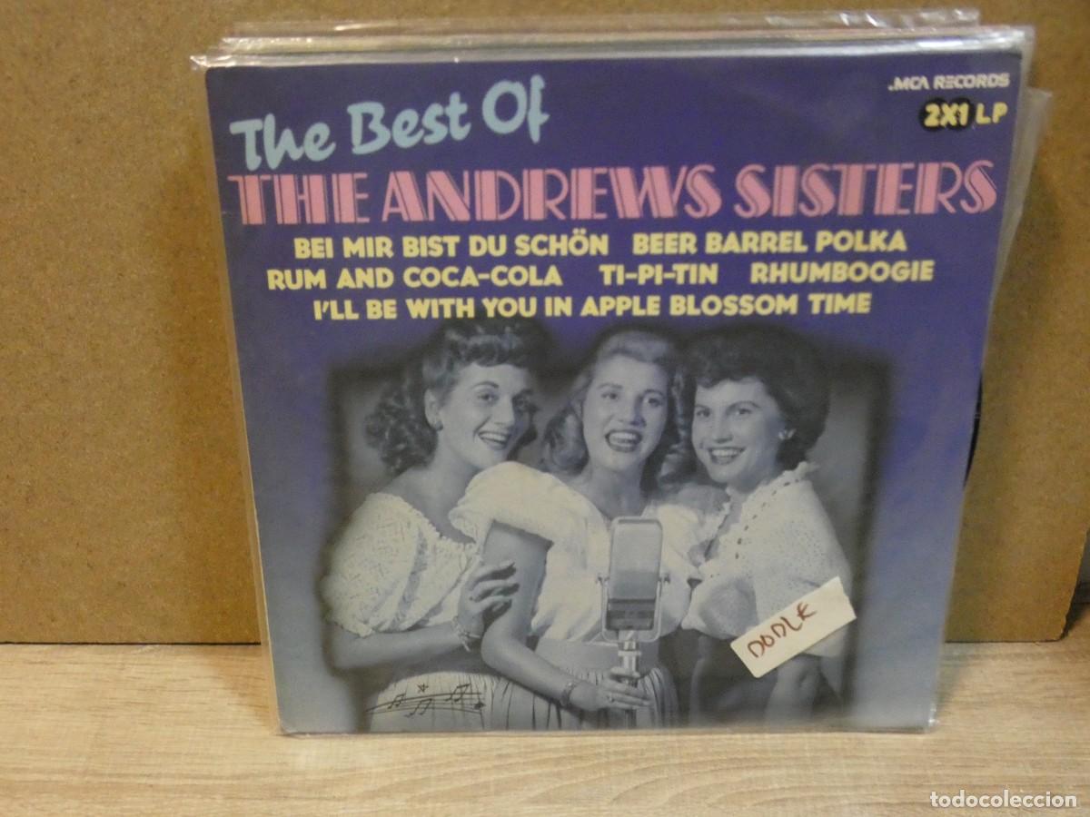Discos de vinilo: ARKANSAS1980 EXPRO726 VINILO BUEN ESTADO BEST OF ANDREW SISTERS DOBLE