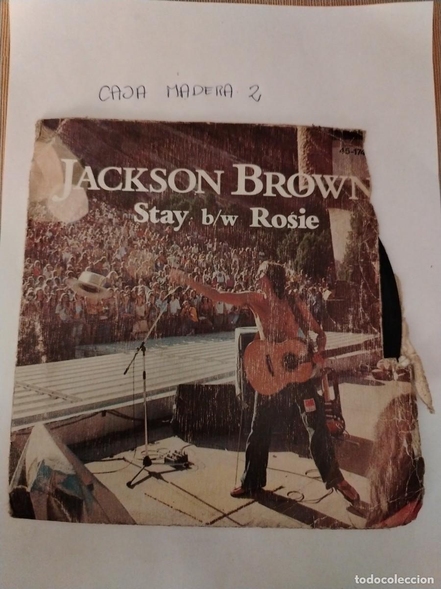 Discos de vinilo: Single vinilo Jackson brown, stay rosie - Foto 1