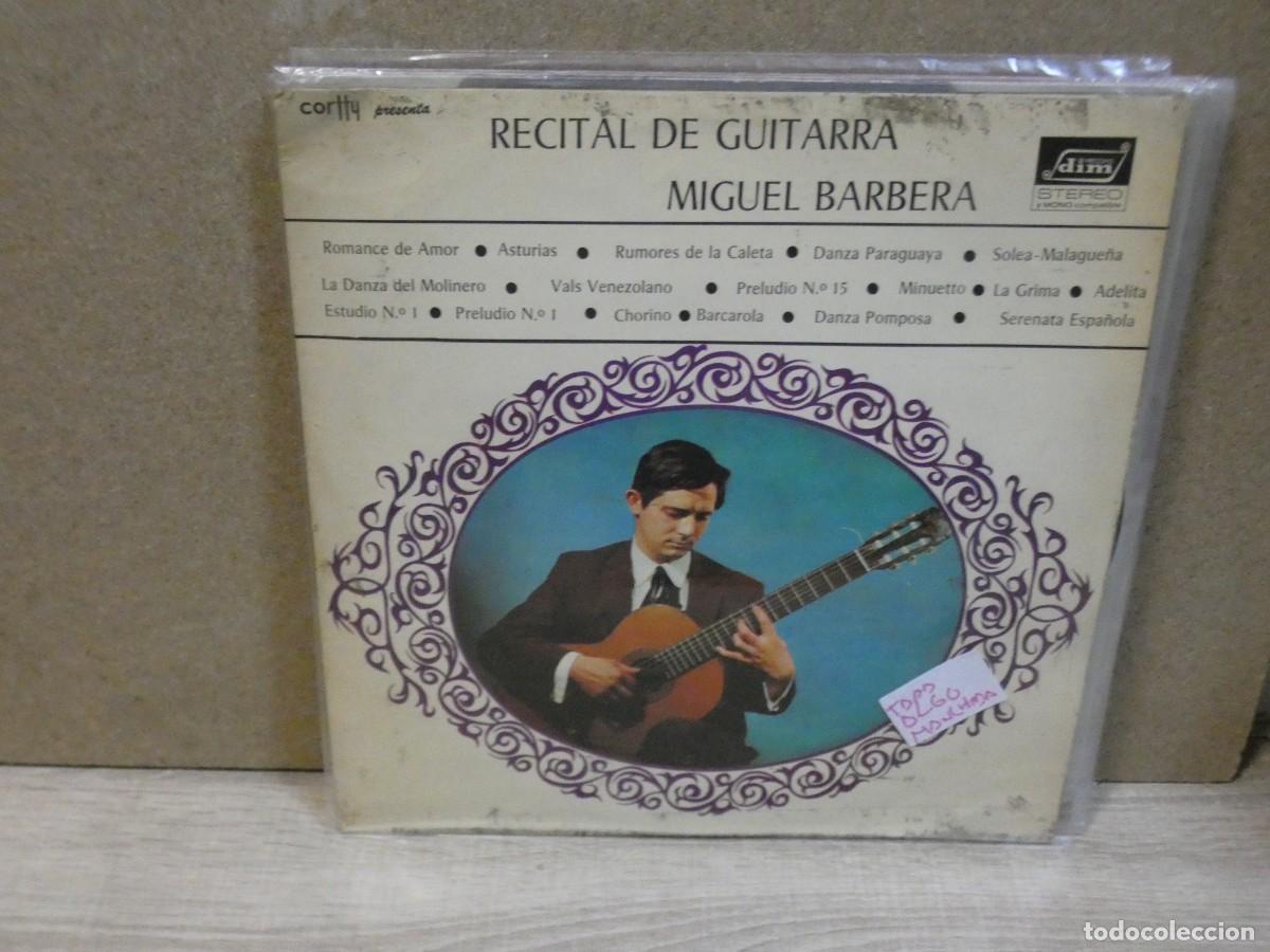 Discos de vinilo: ARKANSAS1980 EXPRO726 VINILO BUEN ESTADO RECITAL GUITARRA MIGUEL BARBERA TAPA ALGO MANCHADA