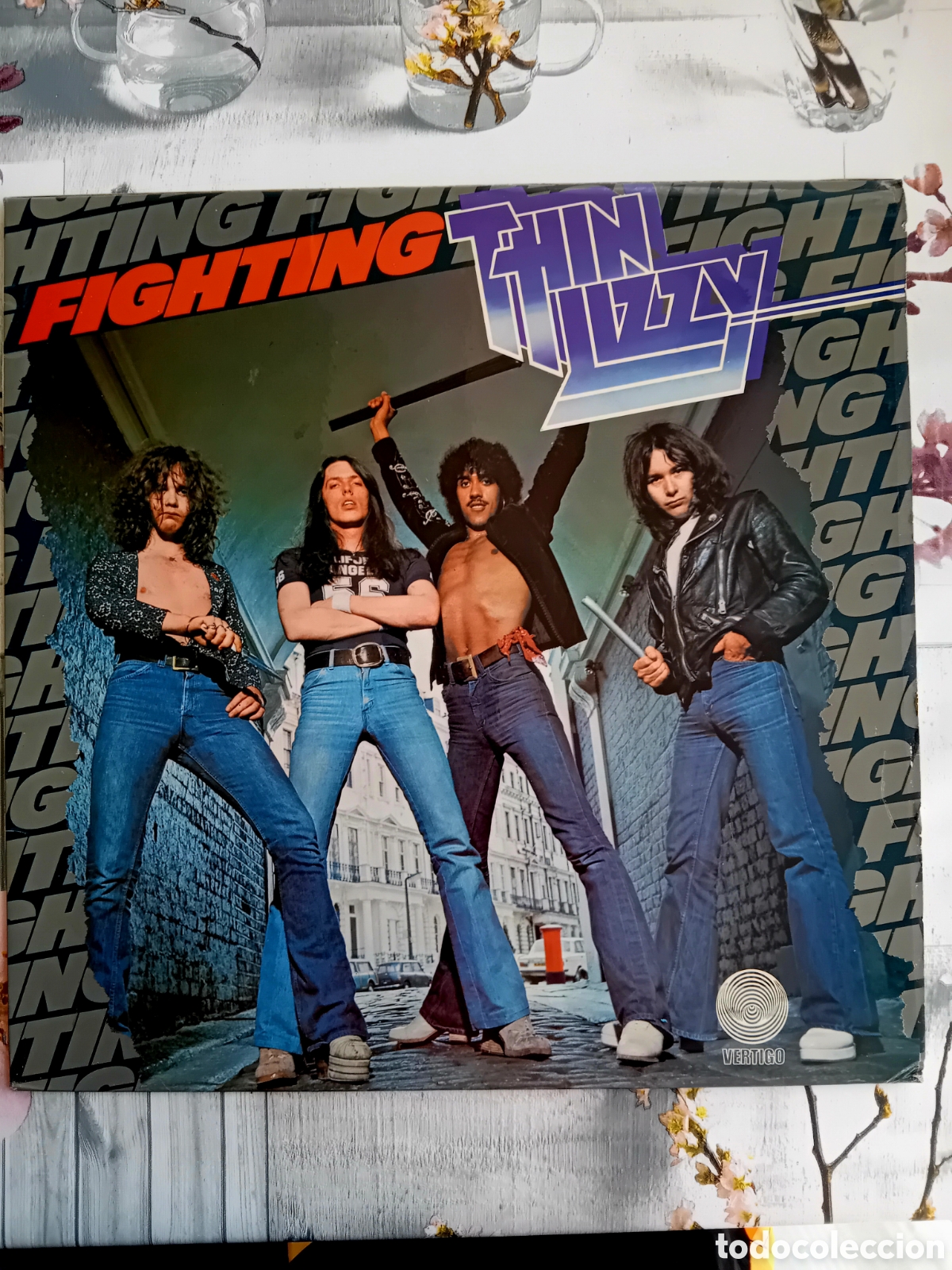 Discos de vinilo: THIN LIZZY. FIGHTING. 1975 UK