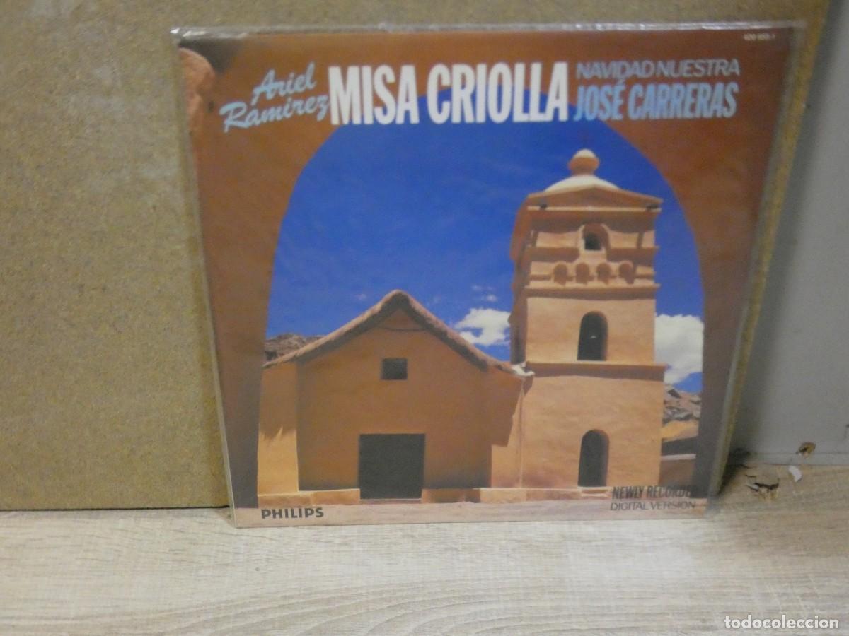Discos de vinilo: ARKANSAS1980 EXPRO726 VINILO BUEN ESTADO ARIEL RAMIREZ Y JOSE CARRERAS MISA CRIOLLA
